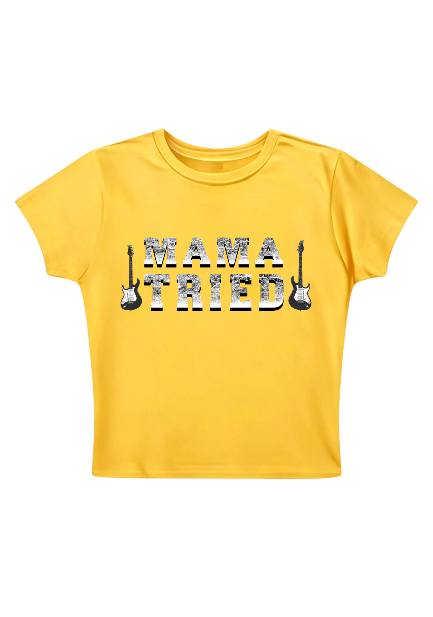 Mama Tried Y2K Baby Tee
