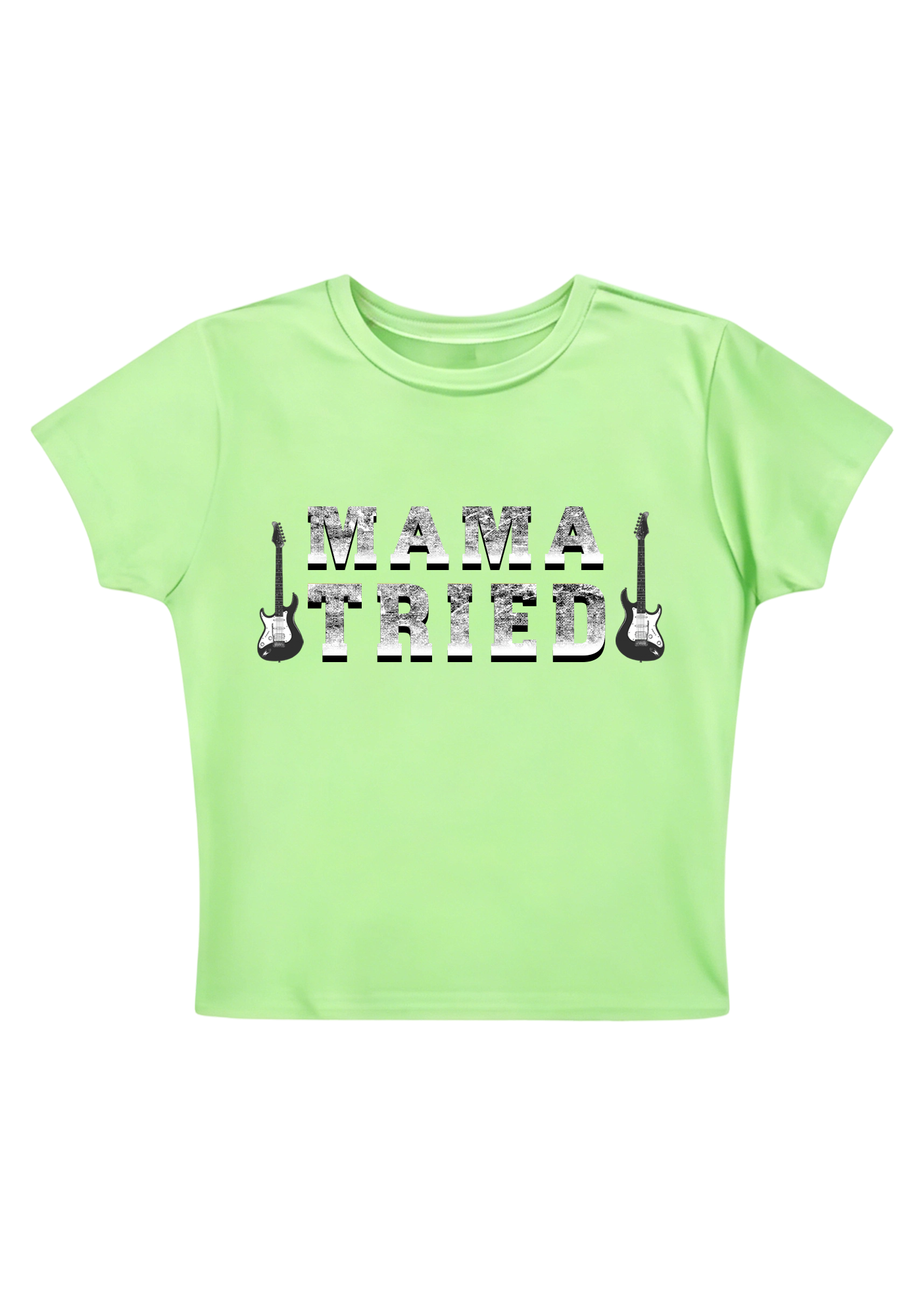 Mama Tried Y2K Baby Tee