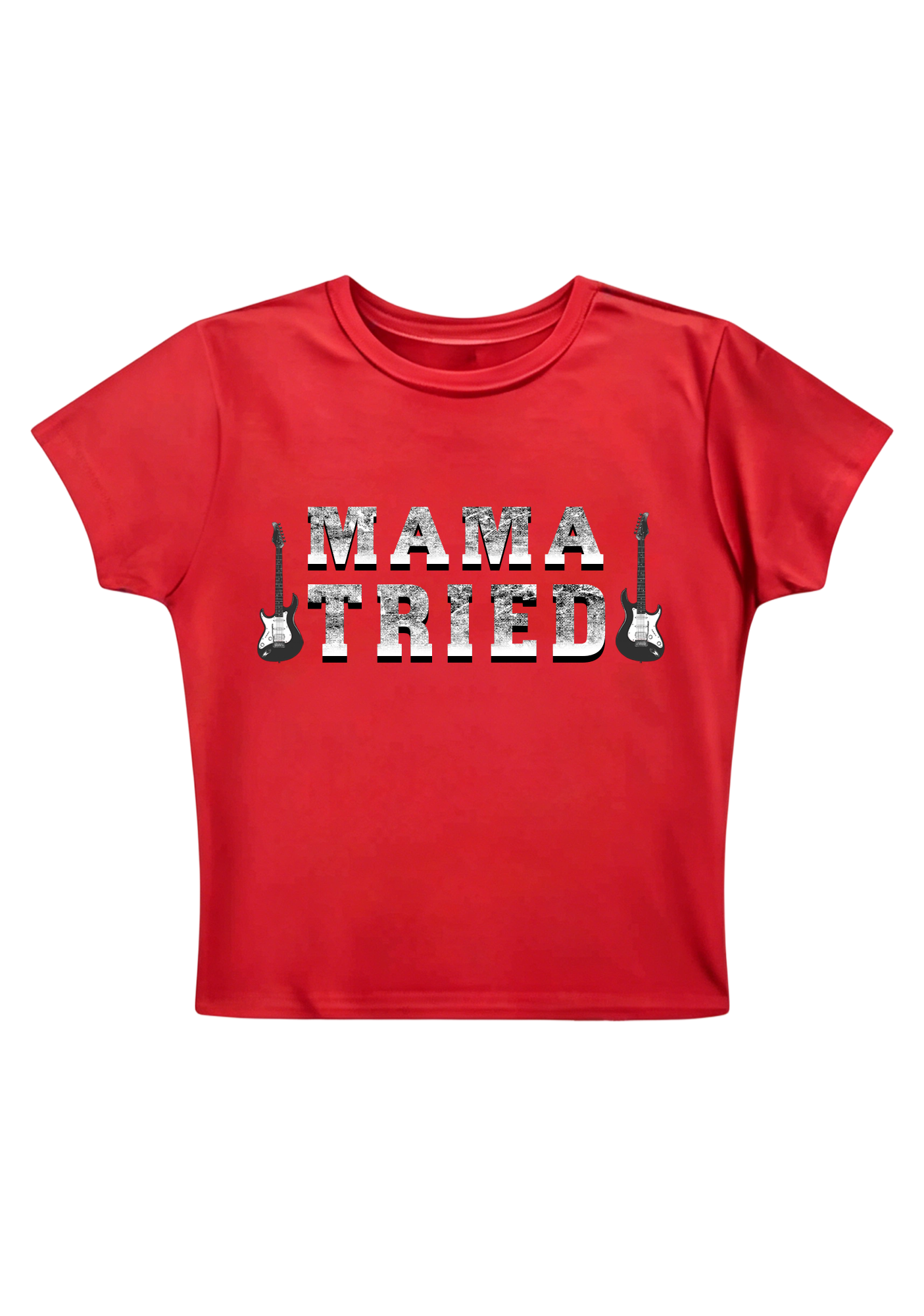 Mama Tried Y2K Baby Tee