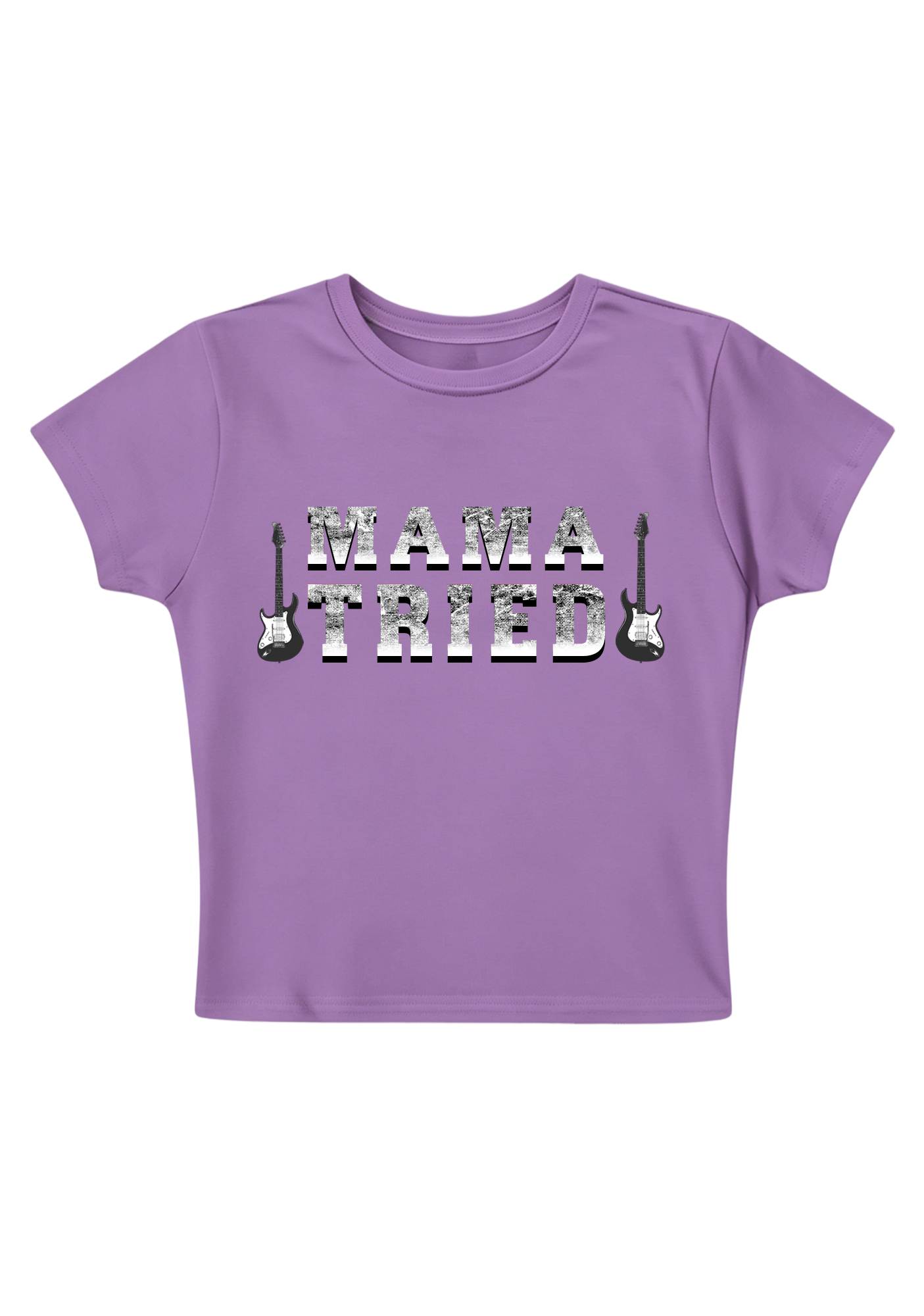 Mama Tried Y2K Baby Tee
