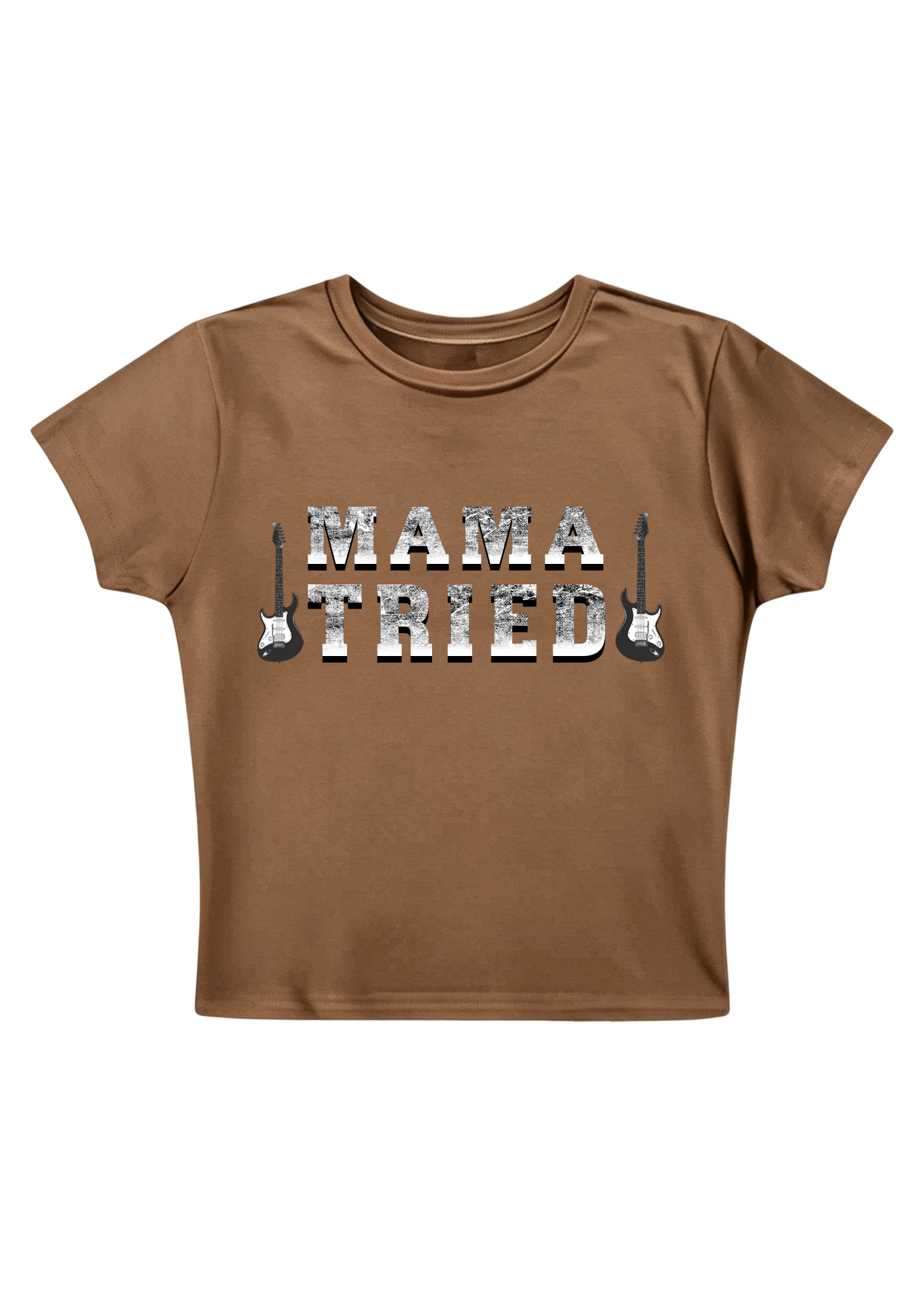 Mama Tried Y2K Baby Tee