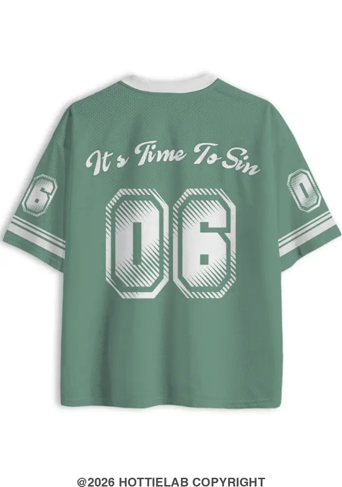 It's Time To Sin Jersey Shirt