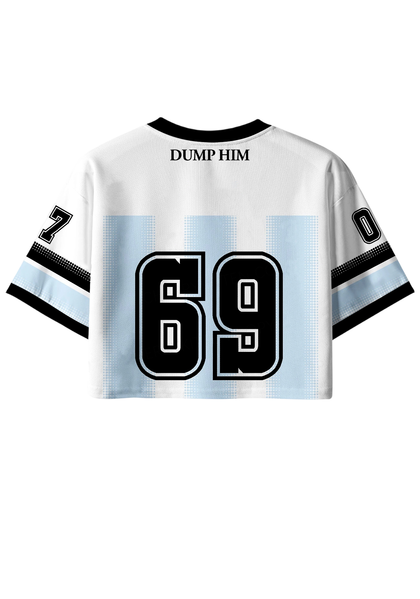 Dump him Y2K Crop Sport Jersey Shirts