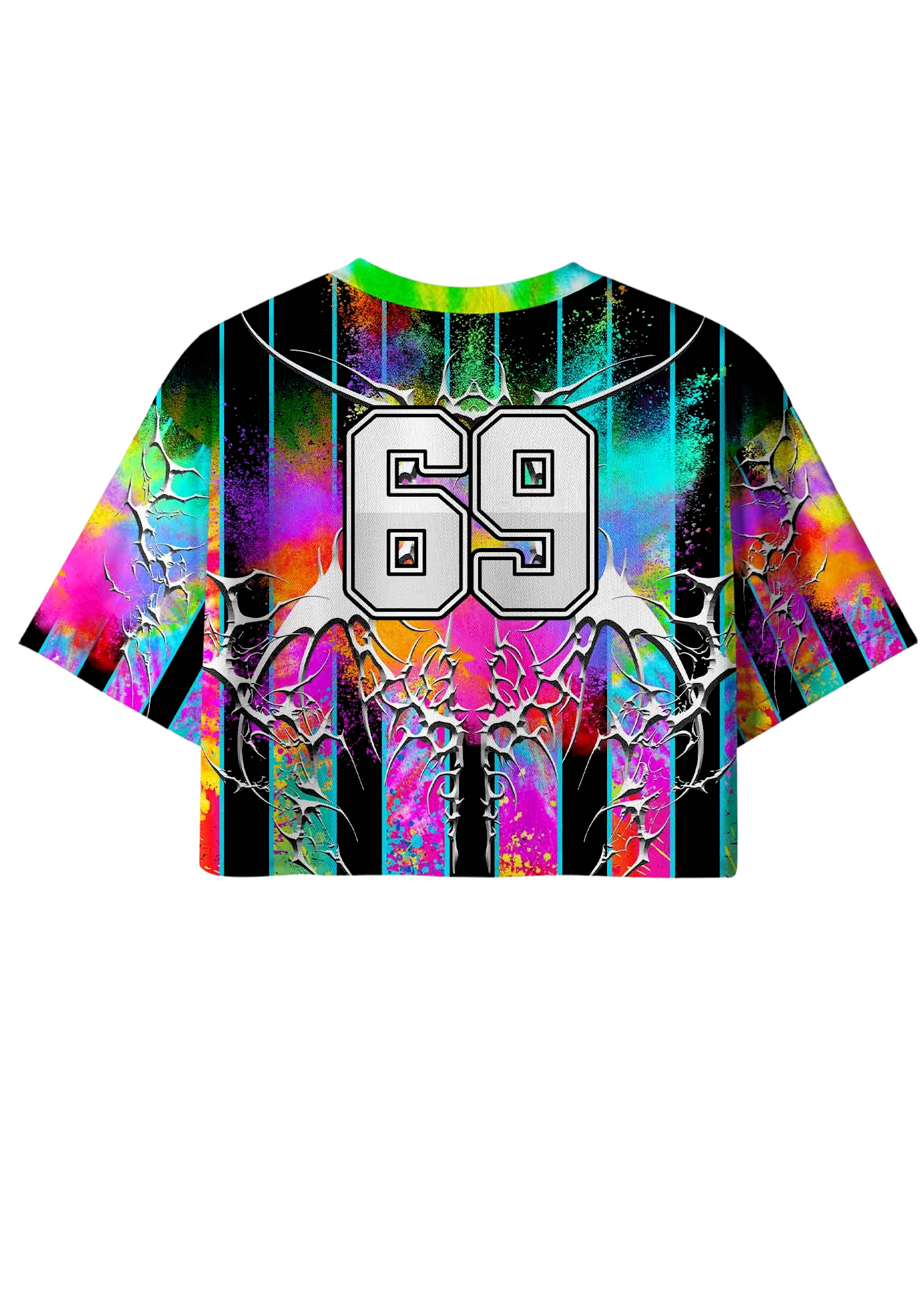 Techno Never Broke My Heart Y2K Crop Sport Jersey Shirts