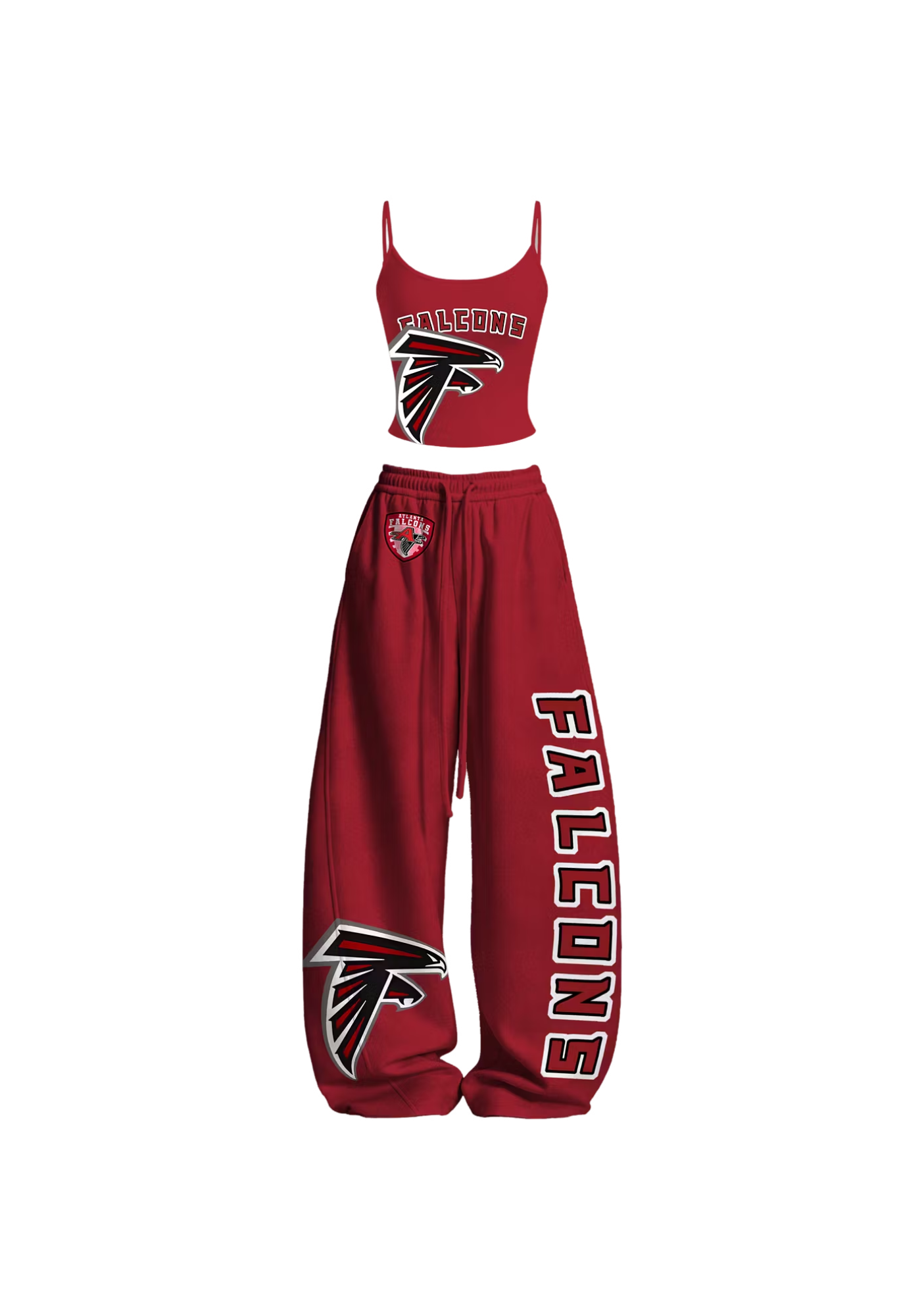 Atlanta Falcons Mascot Tops & Elasticated Trousers Two-Piece Set
