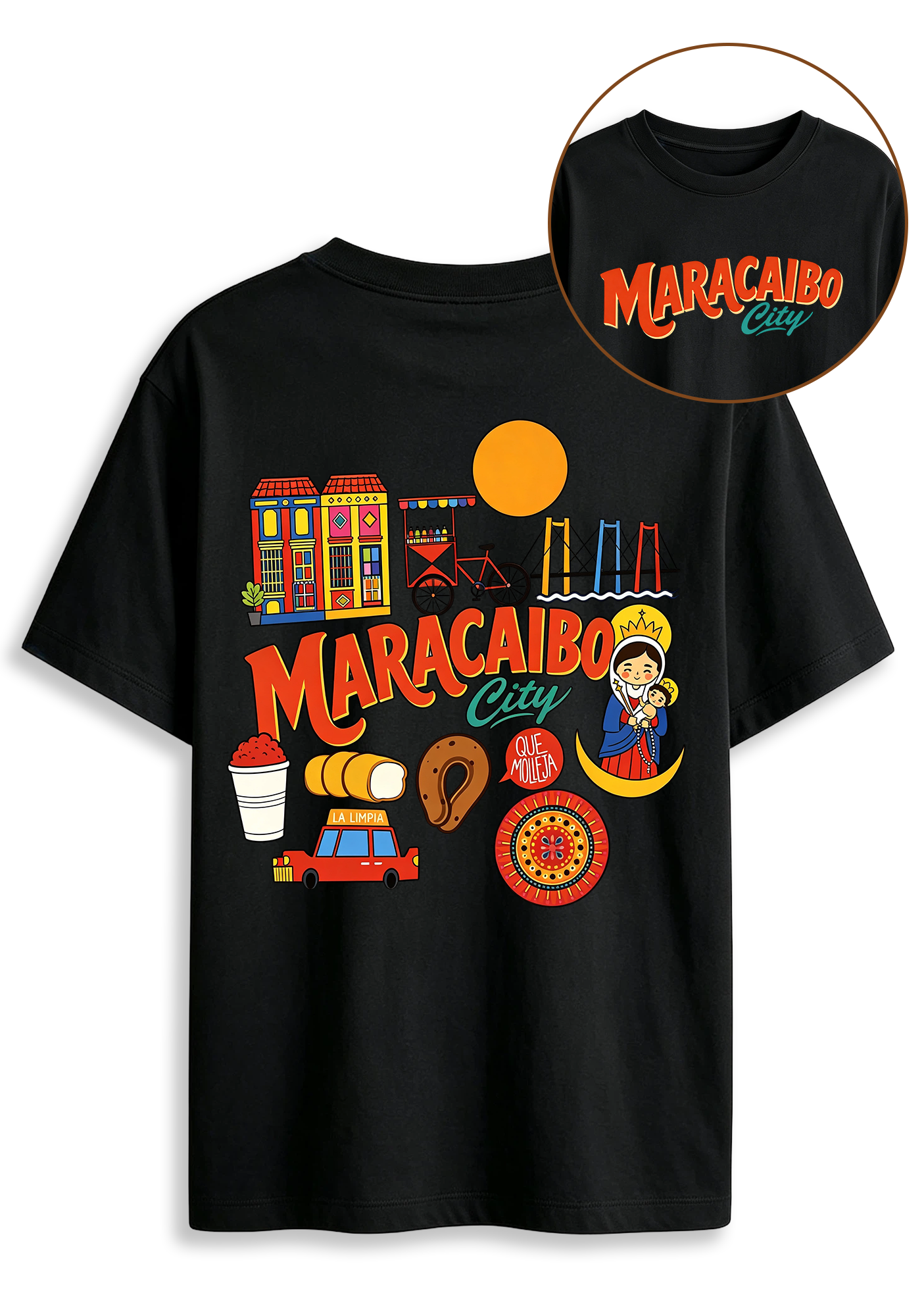 Maracaibo City Venezuela Retro Graphic Graphic T-Shirt