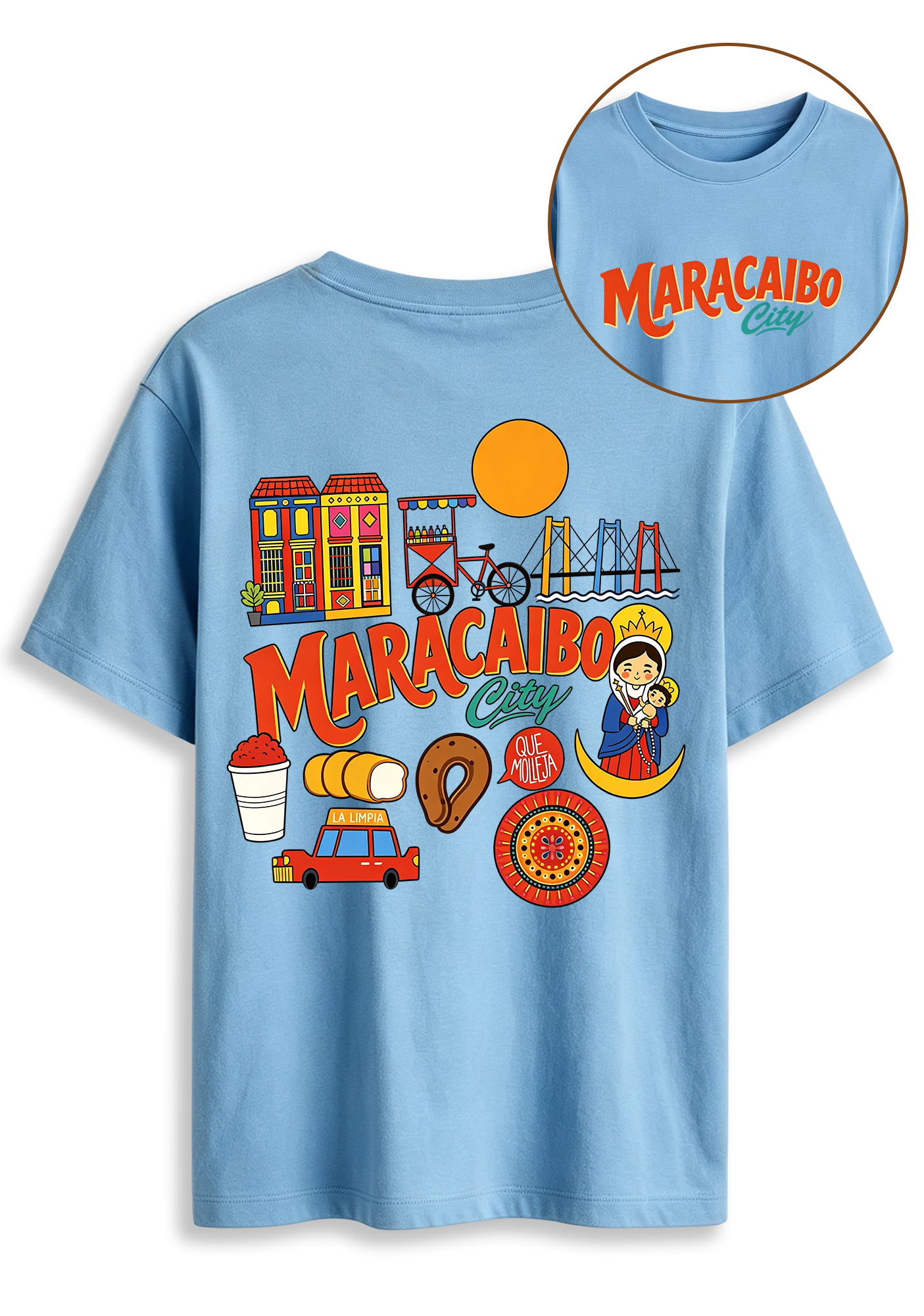Maracaibo City Venezuela Retro Graphic Graphic T-Shirt