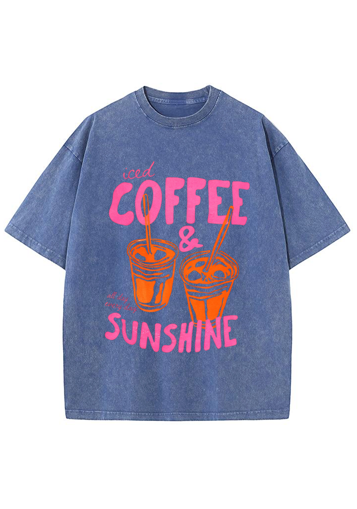 Ice Coffee and Sunshine Washed Tee