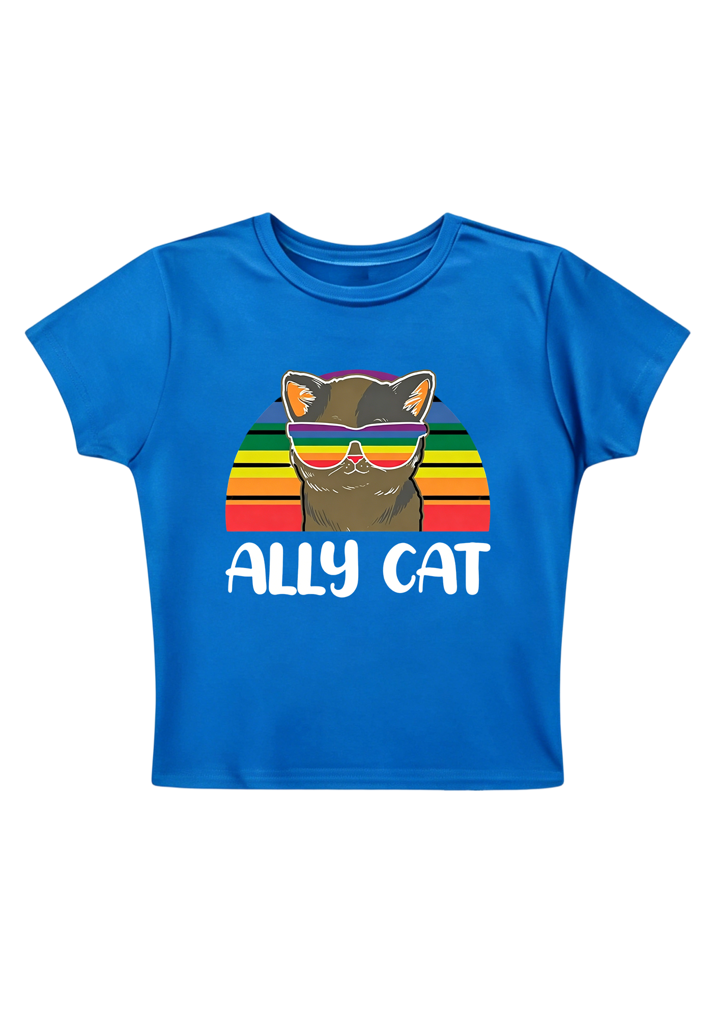 Ally Cat Y2K Baby Tee