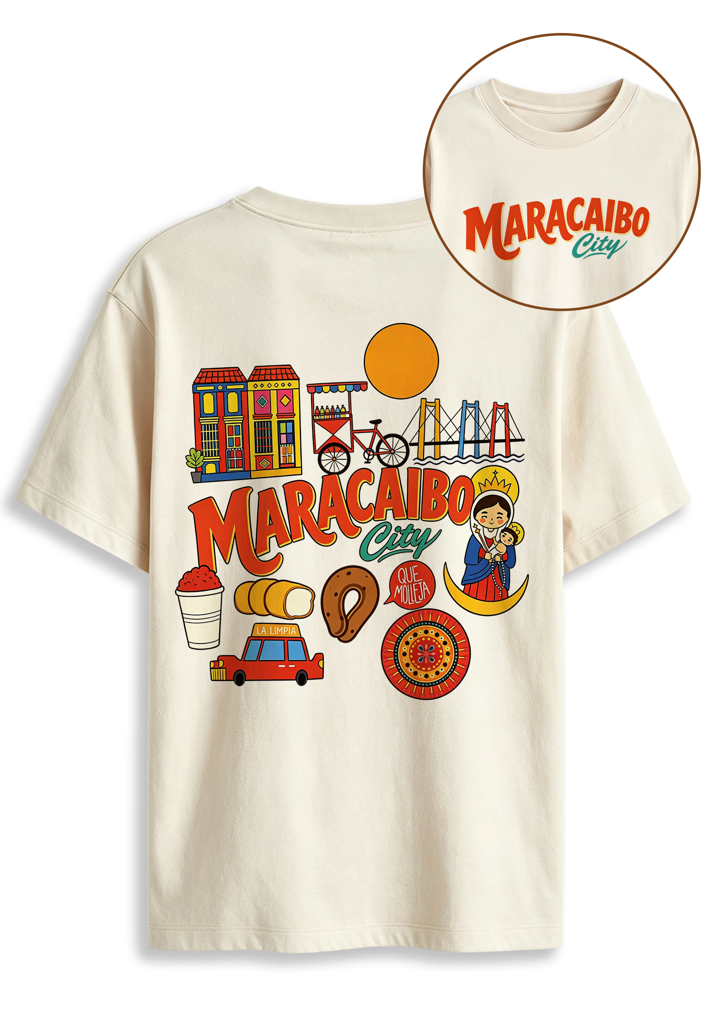 Maracaibo City Venezuela Retro Graphic Graphic T-Shirt