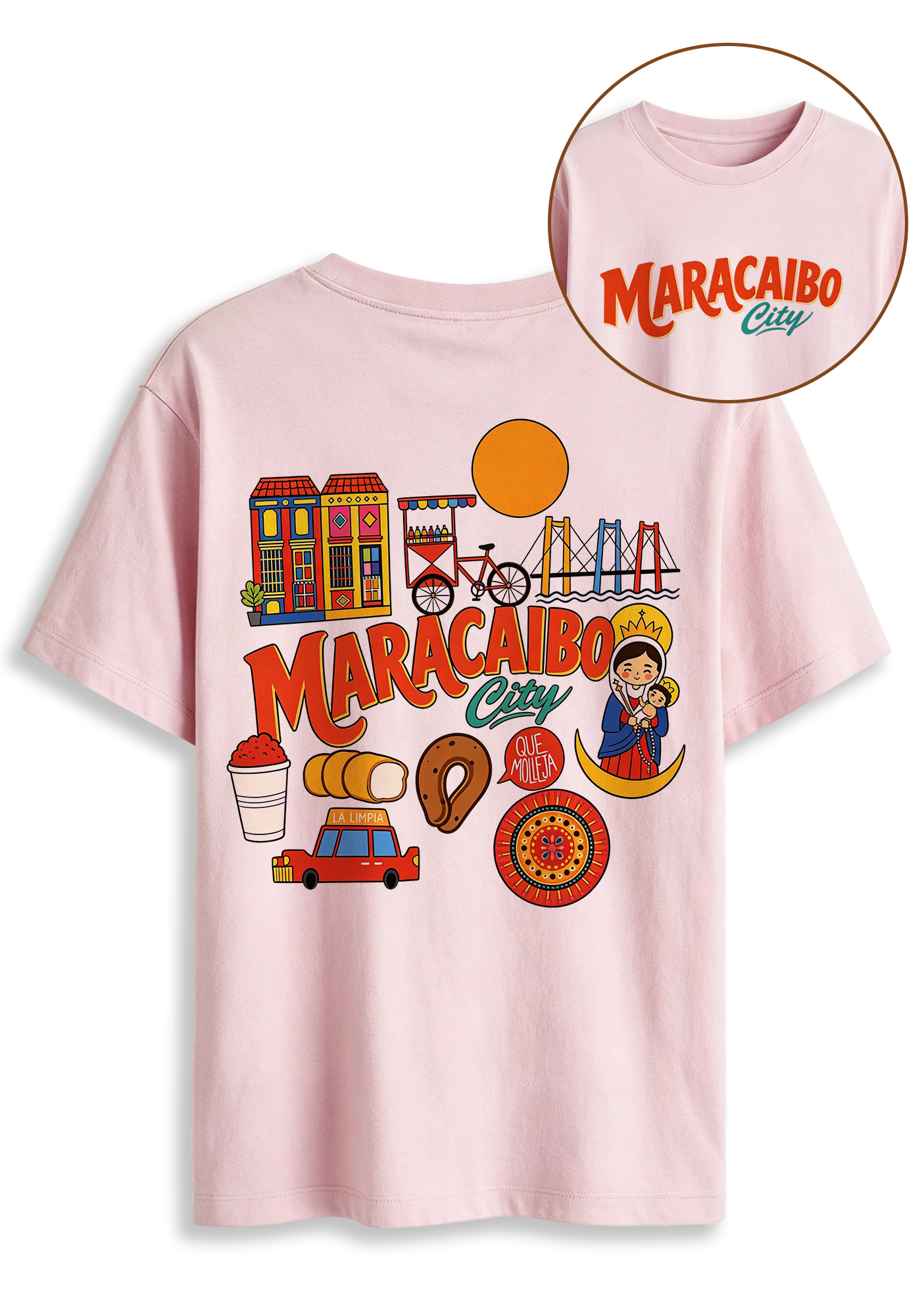 Maracaibo City Venezuela Retro Graphic Graphic T-Shirt