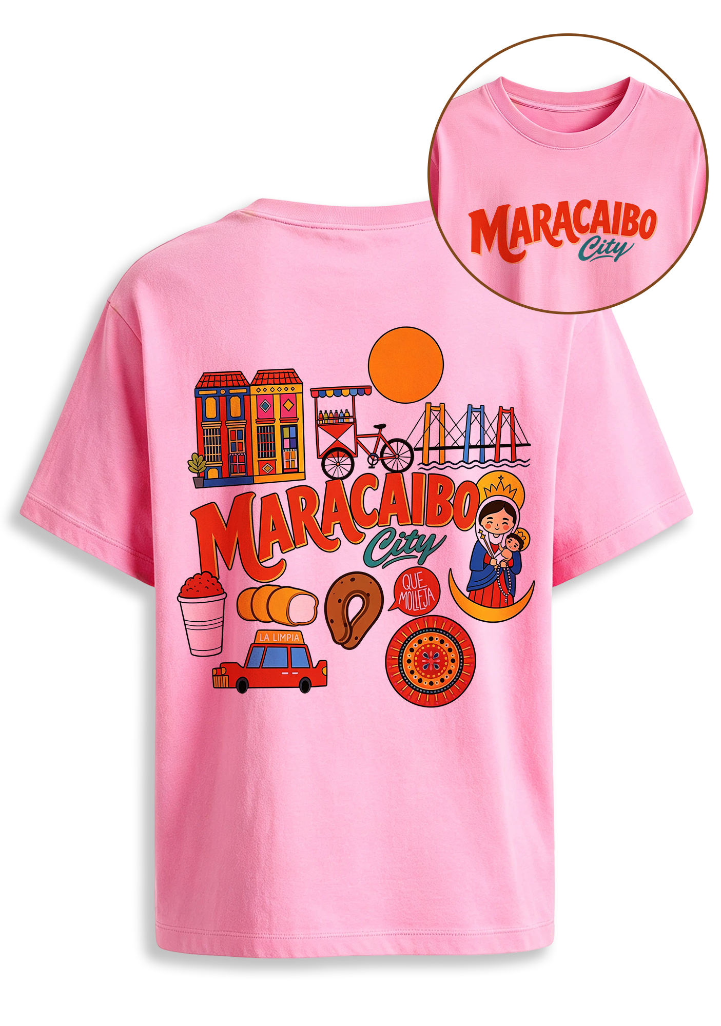 Maracaibo City Venezuela Retro Graphic Graphic T-Shirt