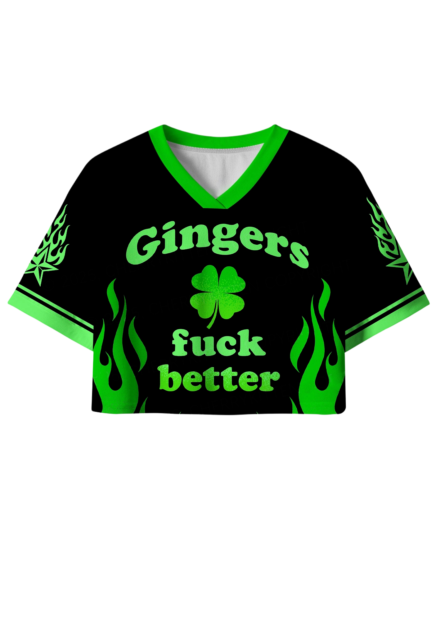 Gingers Y2K Crop Sport Jersey Shirts