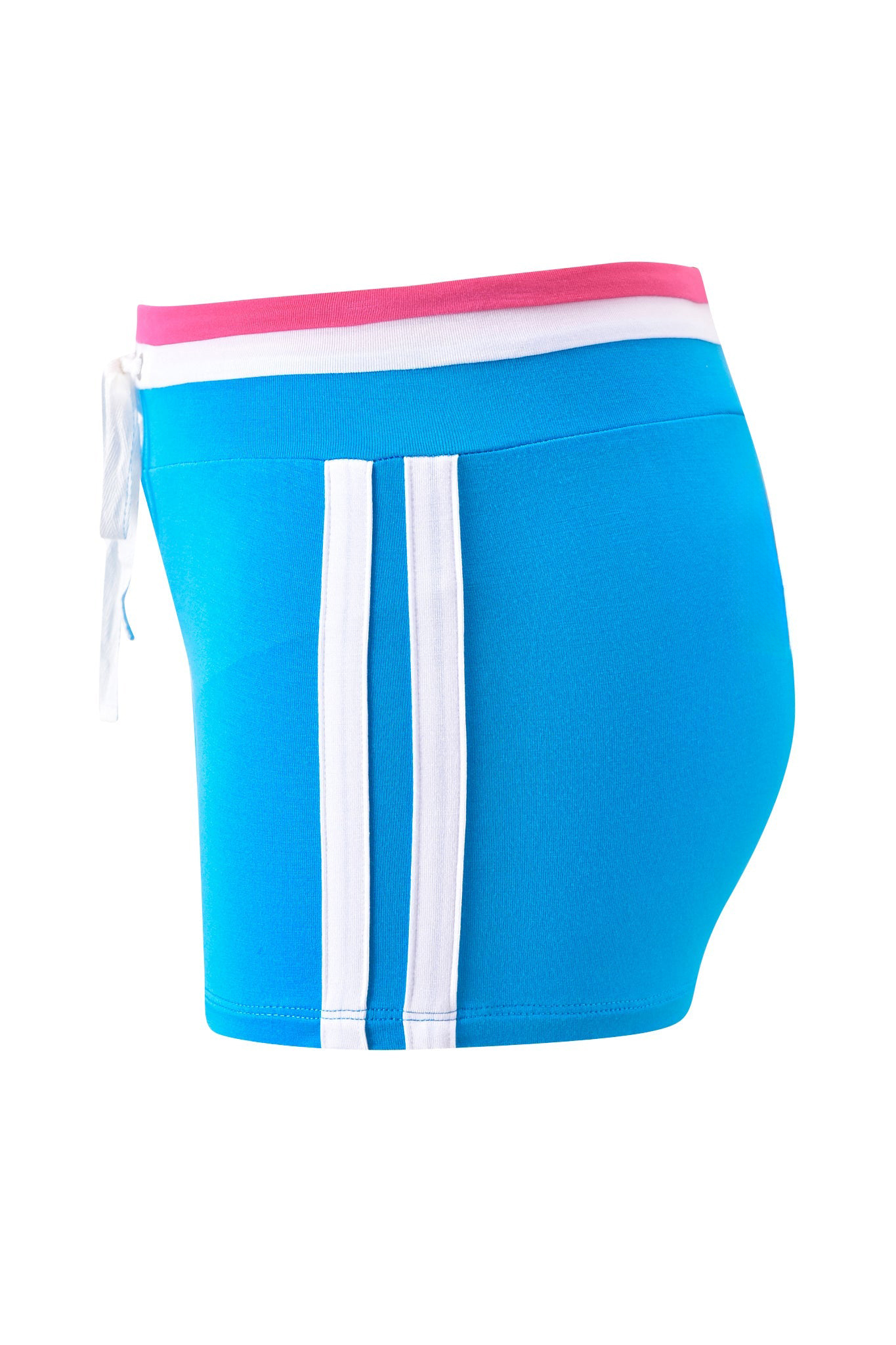 Women's Blue Baddie Booty Shorts