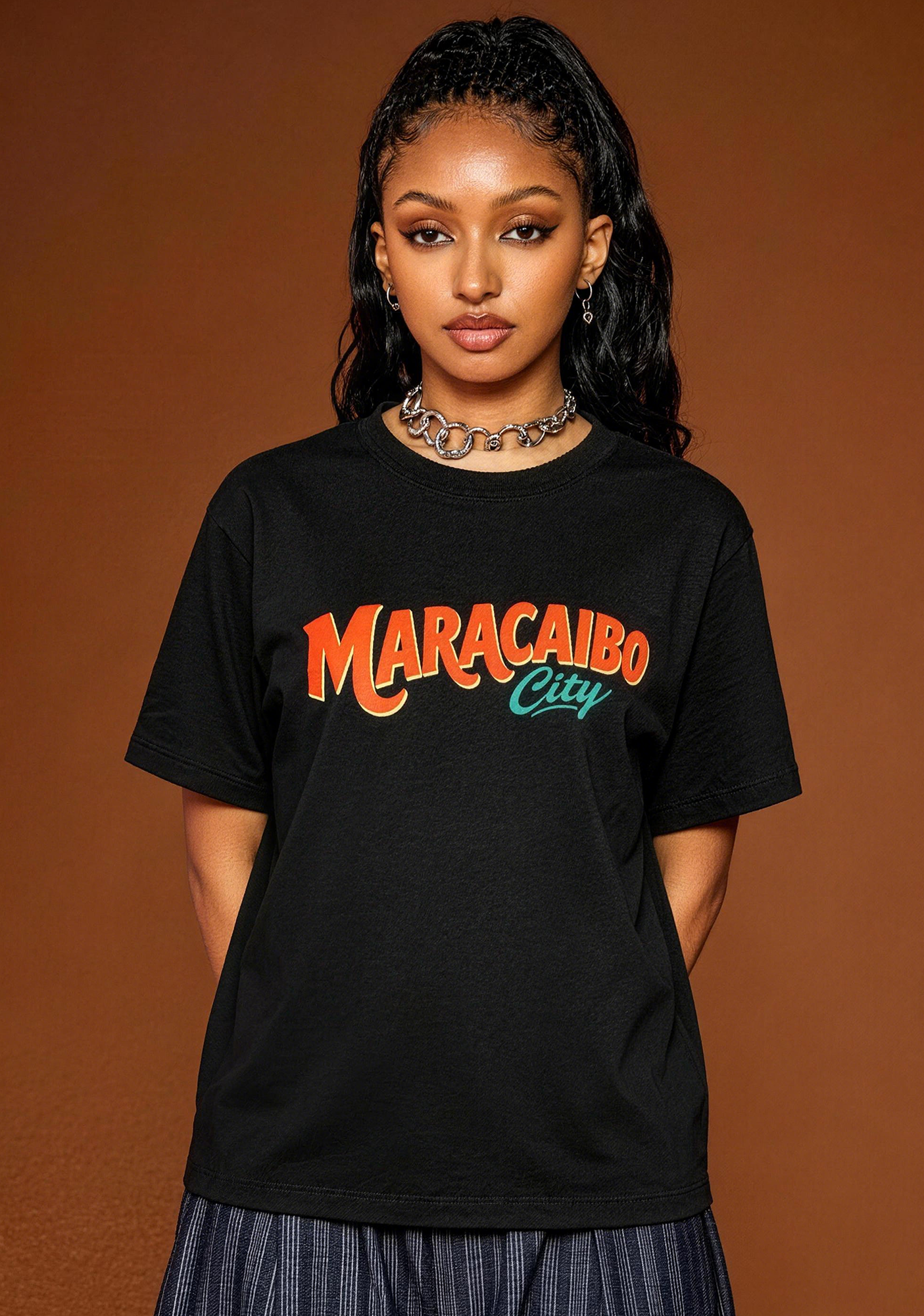 Maracaibo City Venezuela Retro Graphic Graphic T-Shirt