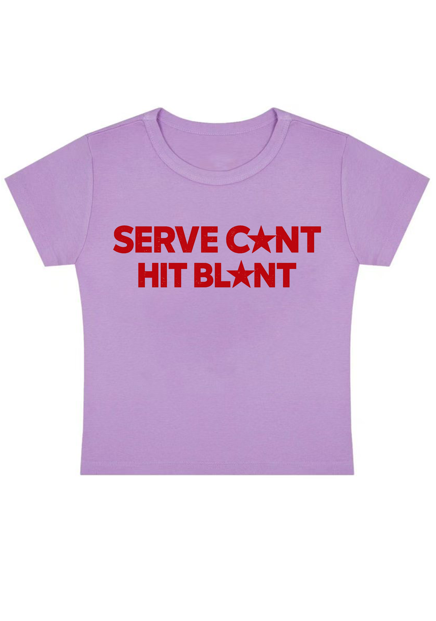 Serve Cxnt Hit Blxnt Y2k Baby Tee