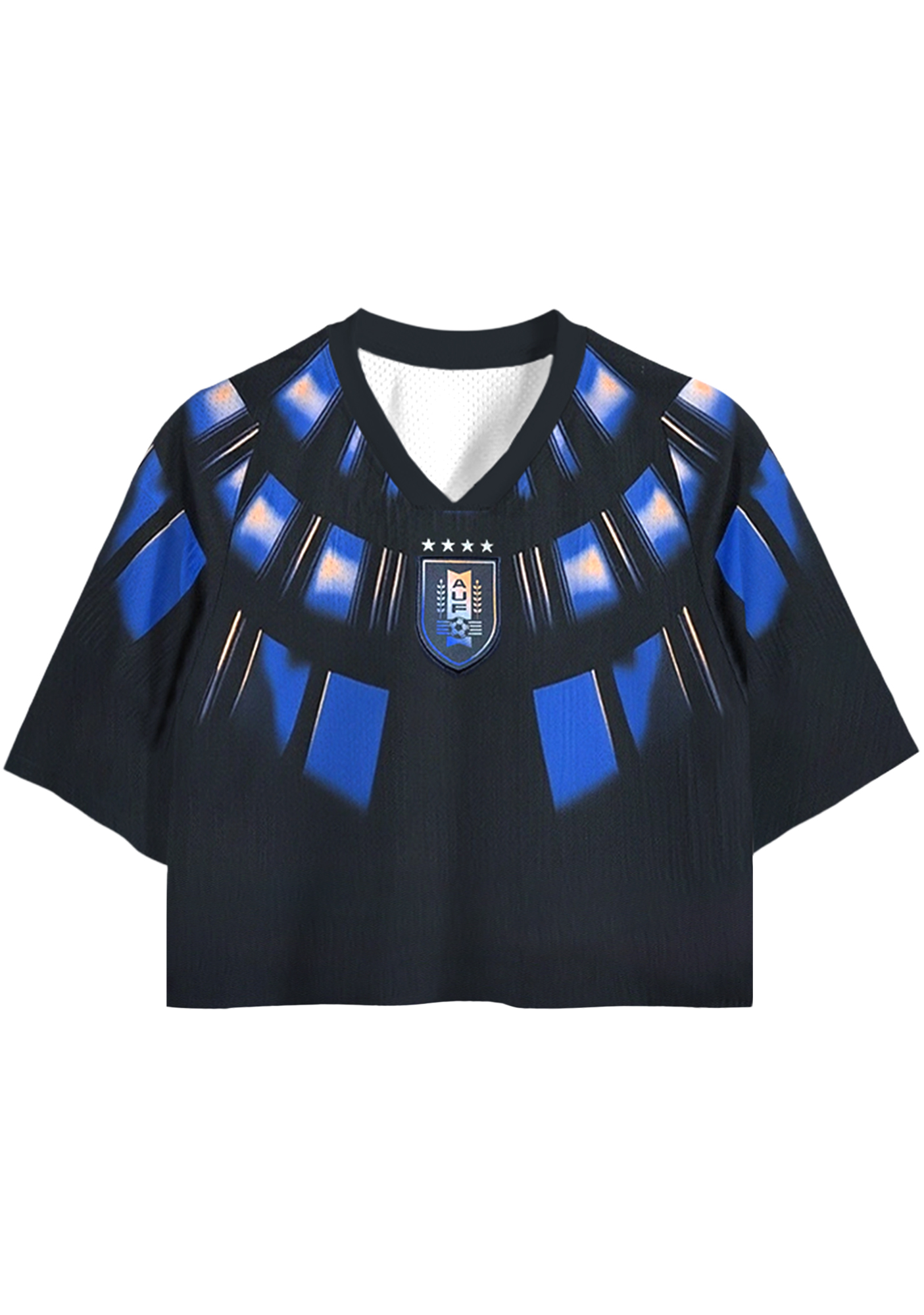 Paraguay National Team Cropped Mesh Jersey Shirt