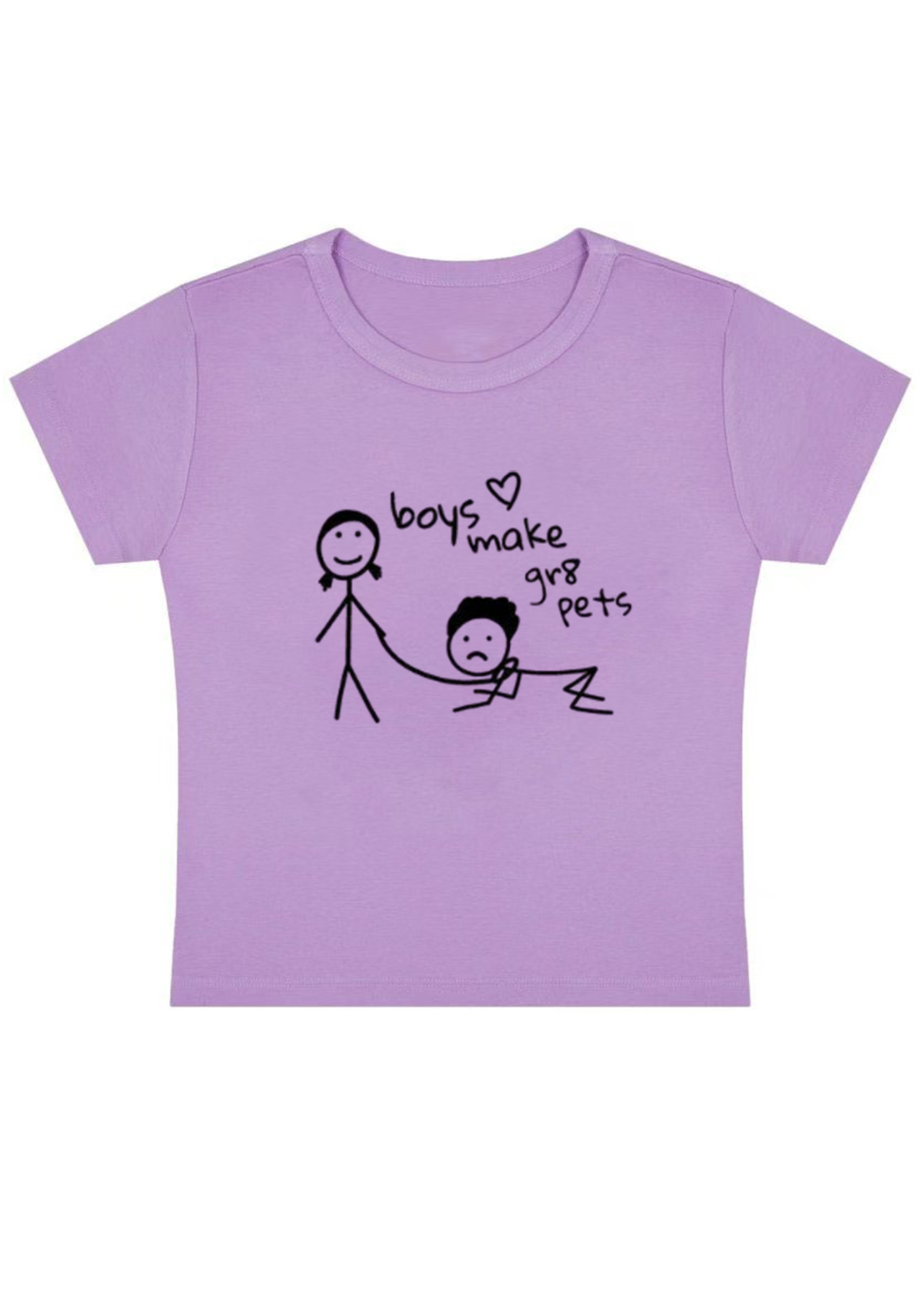 Boys Make Great Pets Y2K Baby Tee