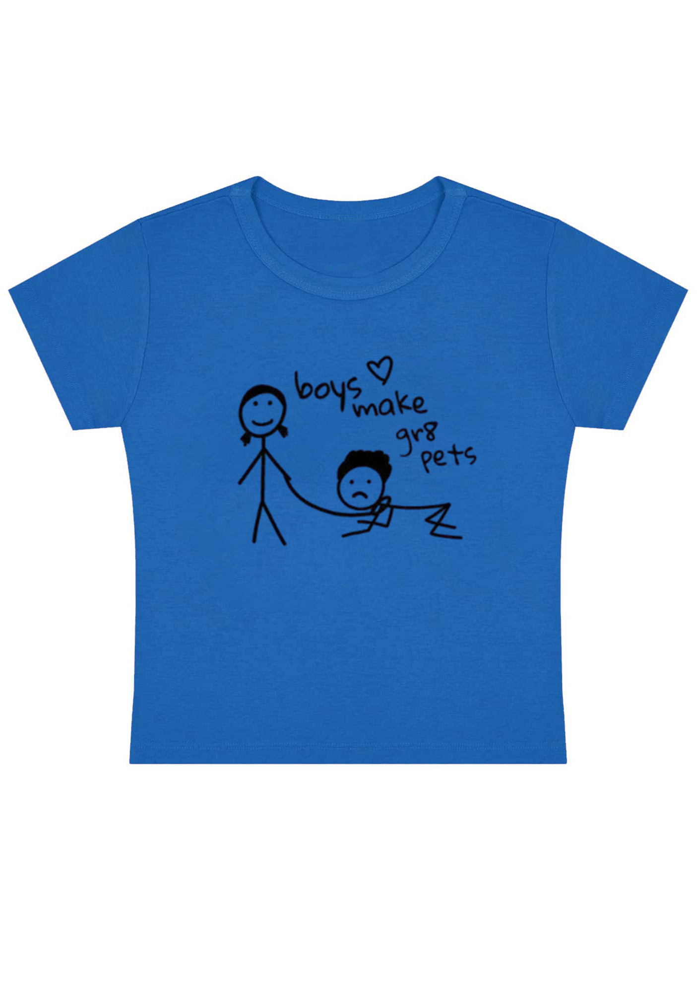 Boys Make Great Pets Y2K Baby Tee