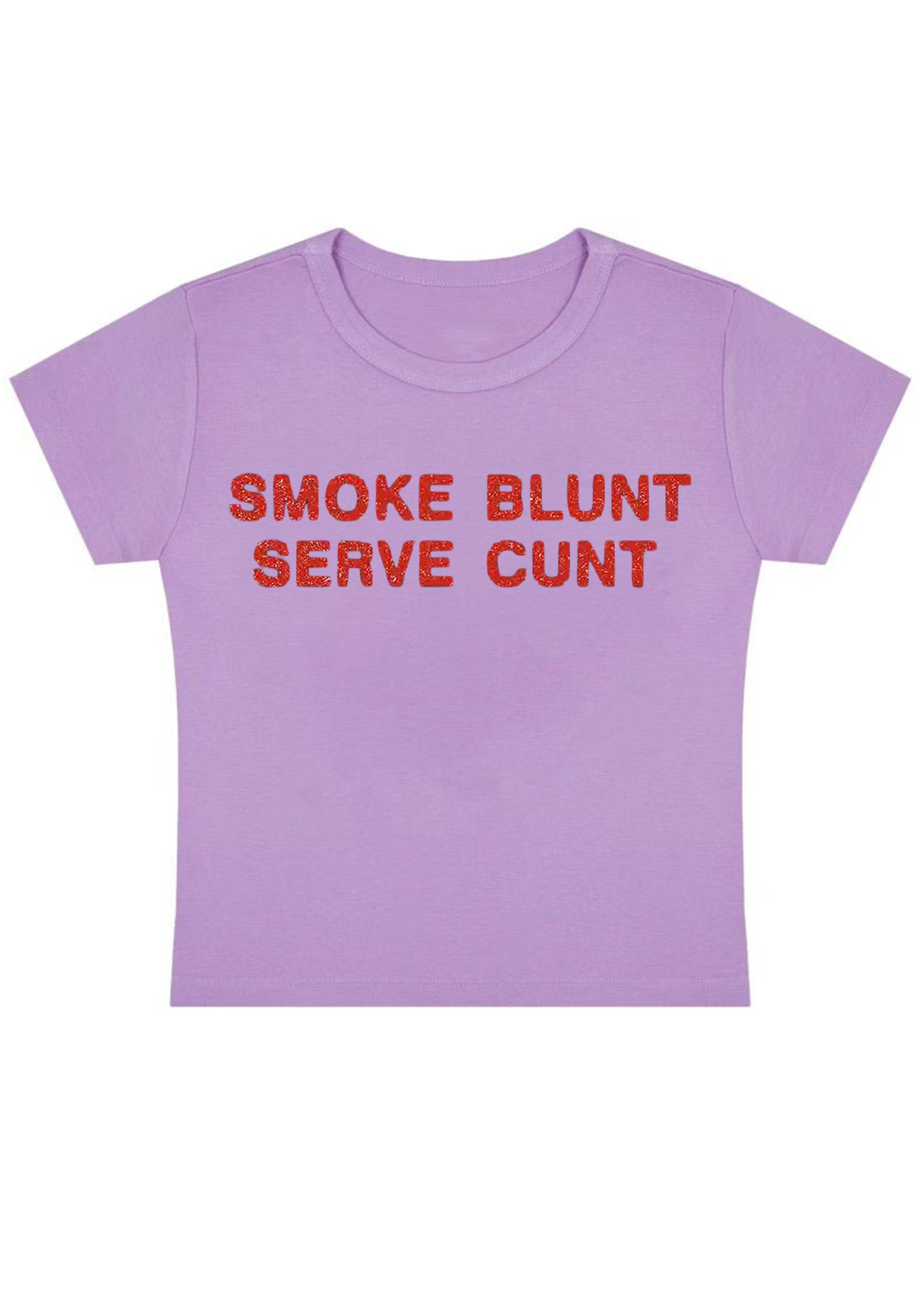 Smoke Blunt Serve Cxxt Y2K Baby Tee