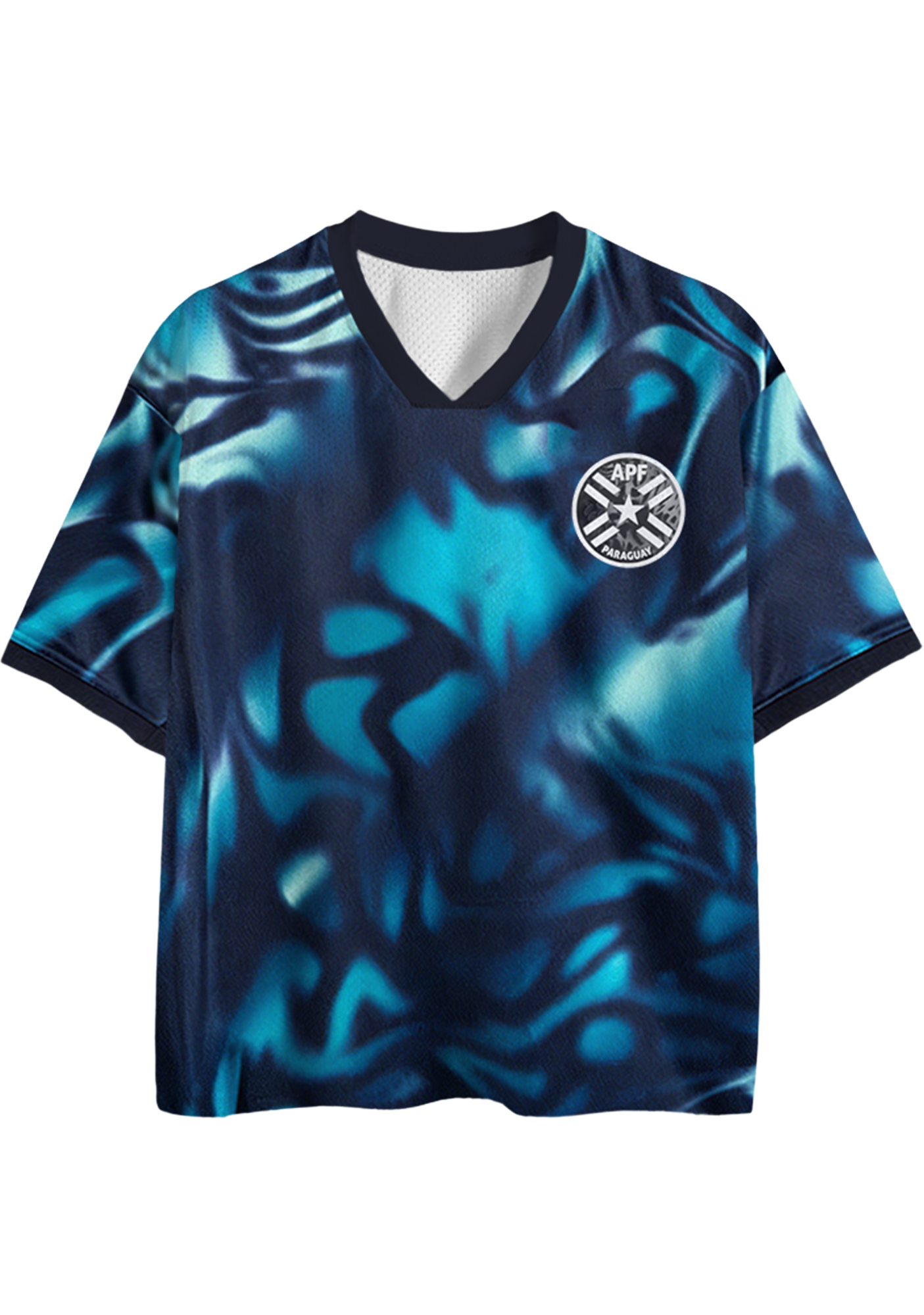 Paraguay National Football Mesh Jersey Shirts