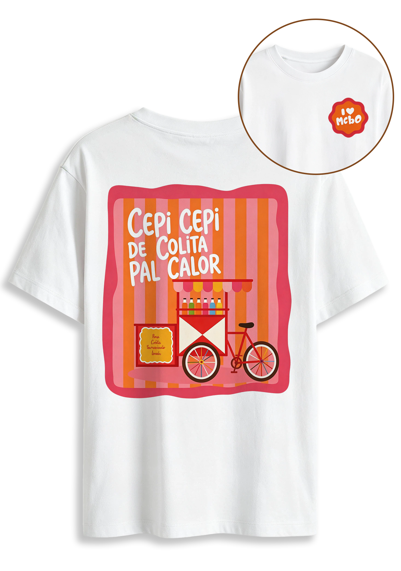 Cepi Cepi De Colita Pal Calor Venezuelan Street Cart Graphic T-Shirt