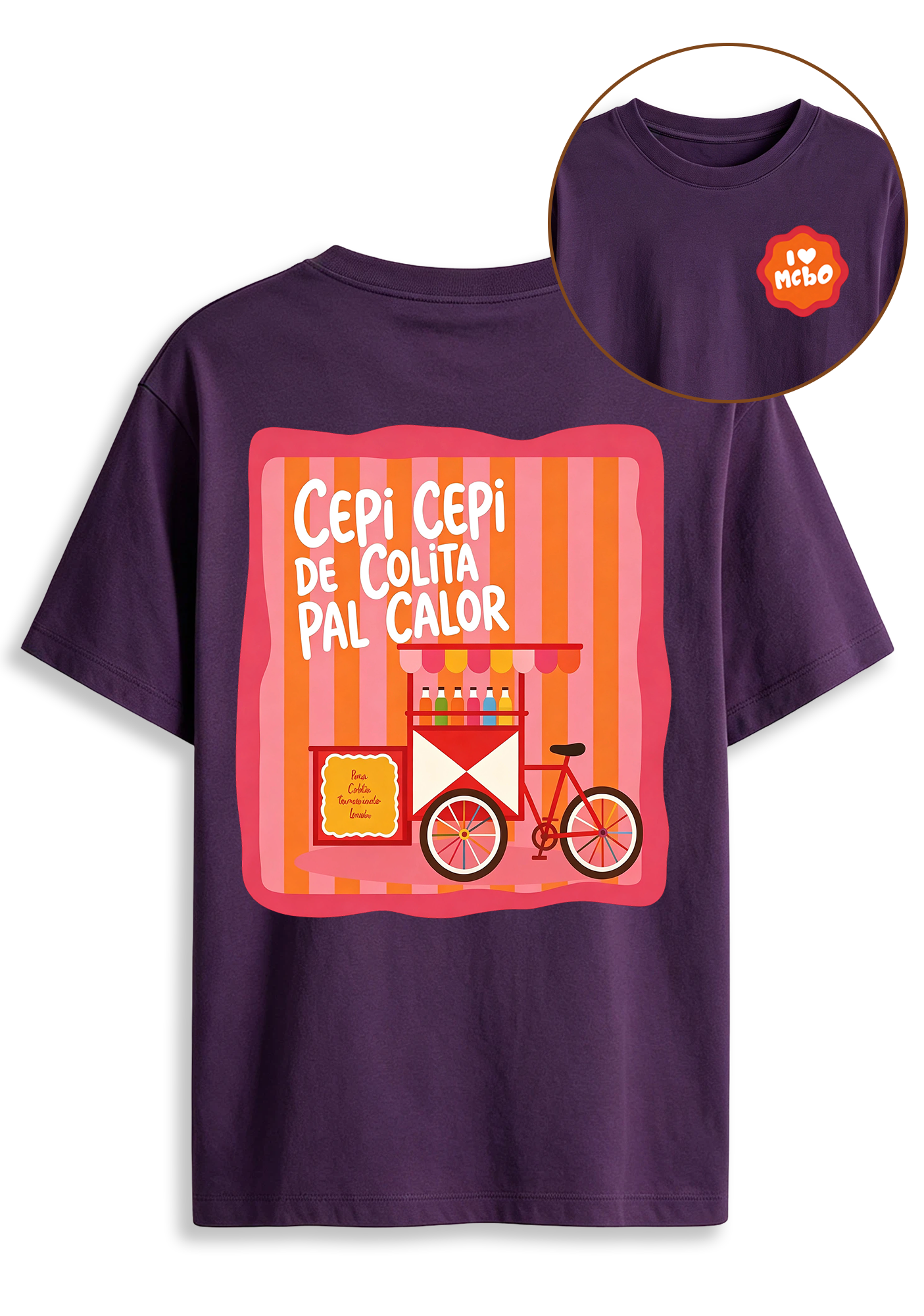 Cepi Cepi De Colita Pal Calor Venezuelan Street Cart Graphic T-Shirt