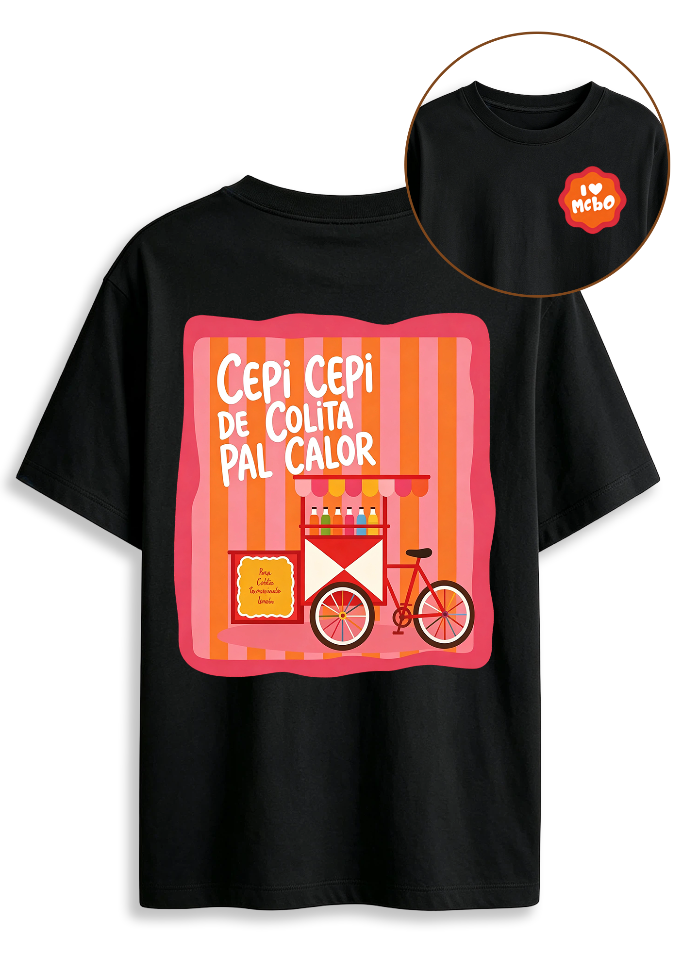 Cepi Cepi De Colita Pal Calor Venezuelan Street Cart Graphic T-Shirt