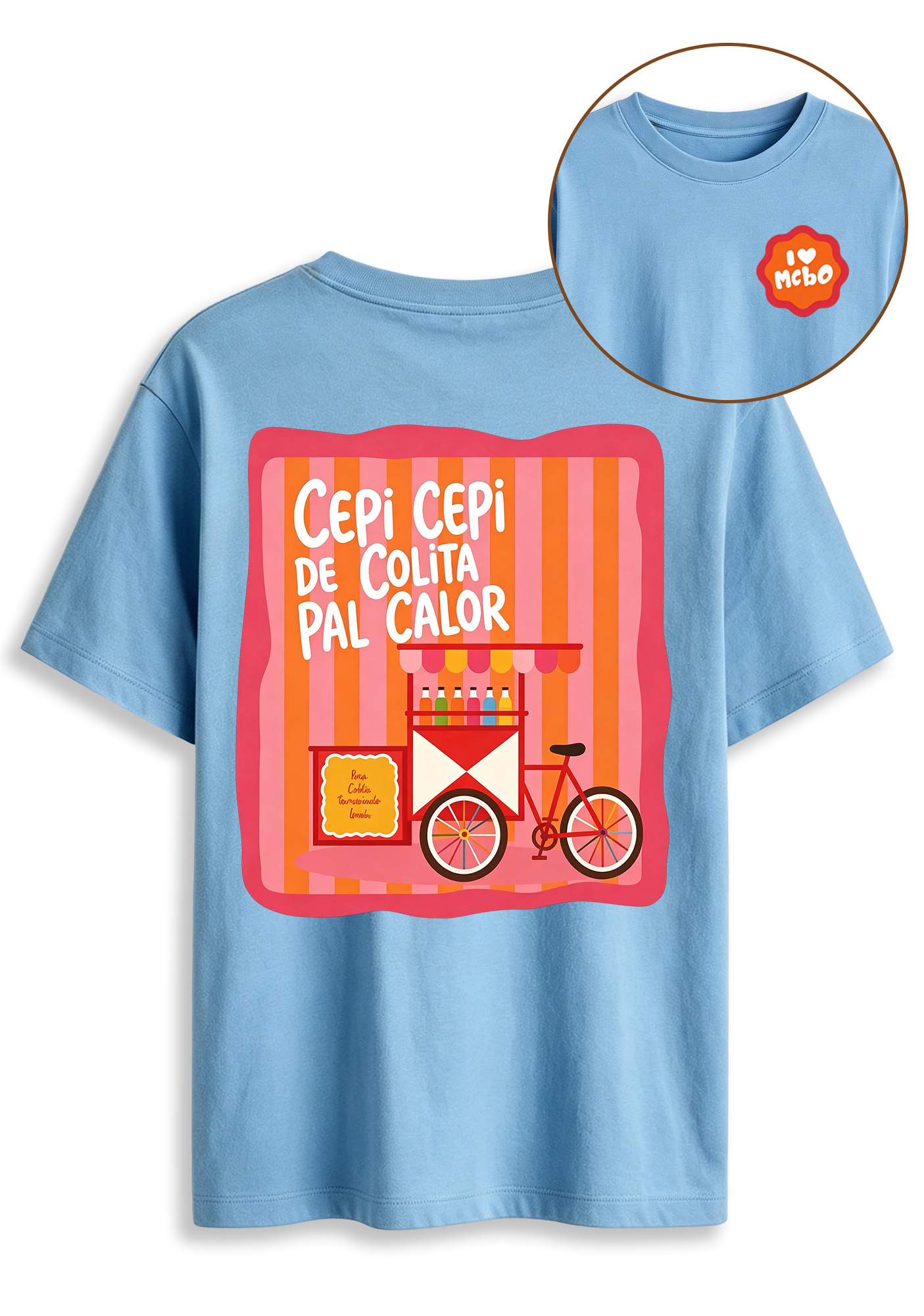 Cepi Cepi De Colita Pal Calor Venezuelan Street Cart Graphic T-Shirt