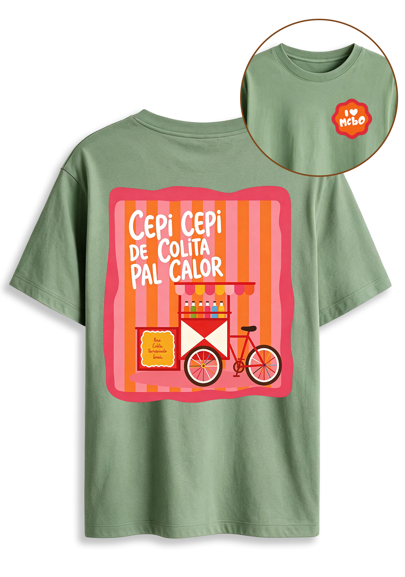 Cepi Cepi De Colita Pal Calor Venezuelan Street Cart Graphic T-Shirt