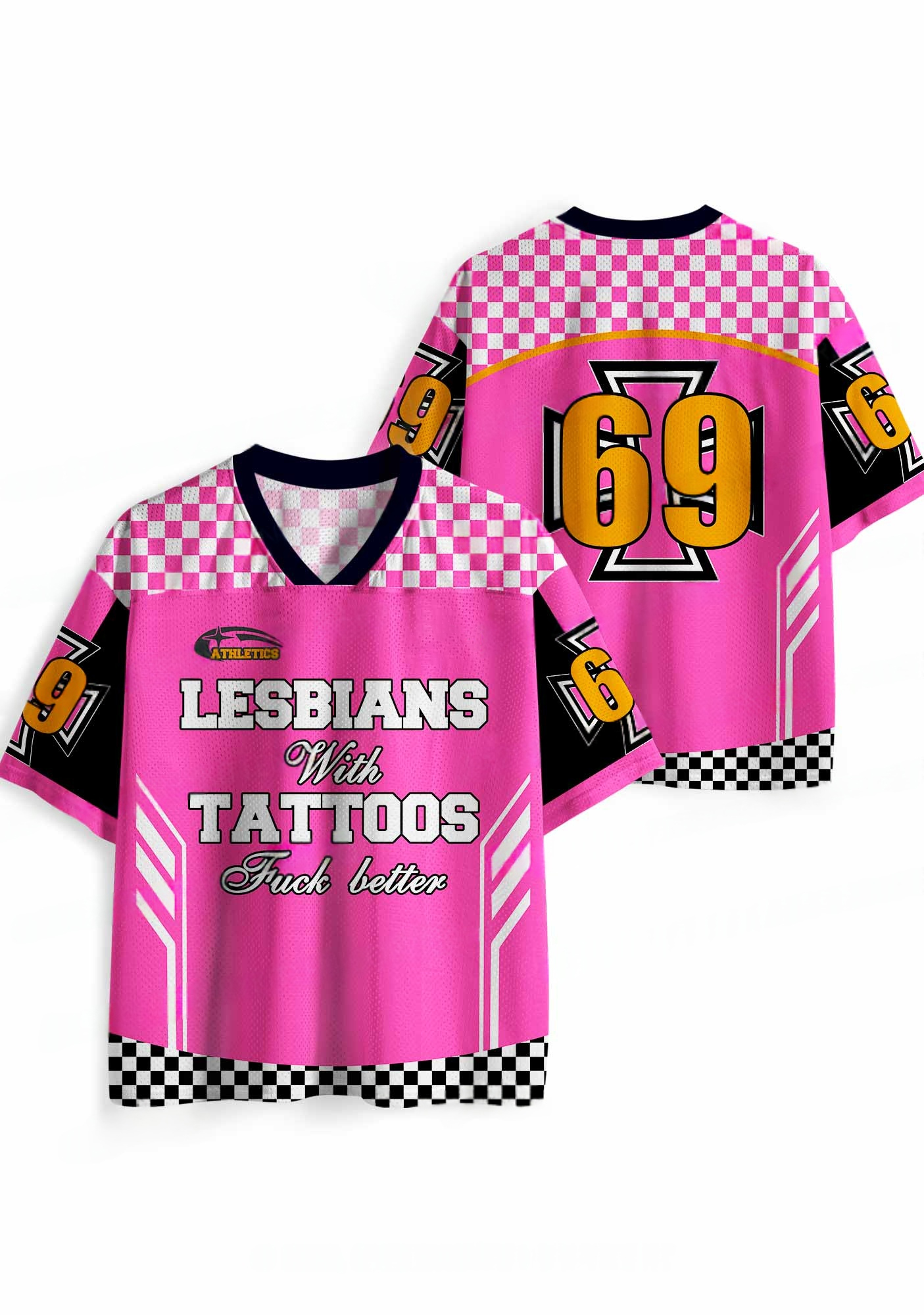 Lesbians With Tattoos Y2K Jersey Shirt