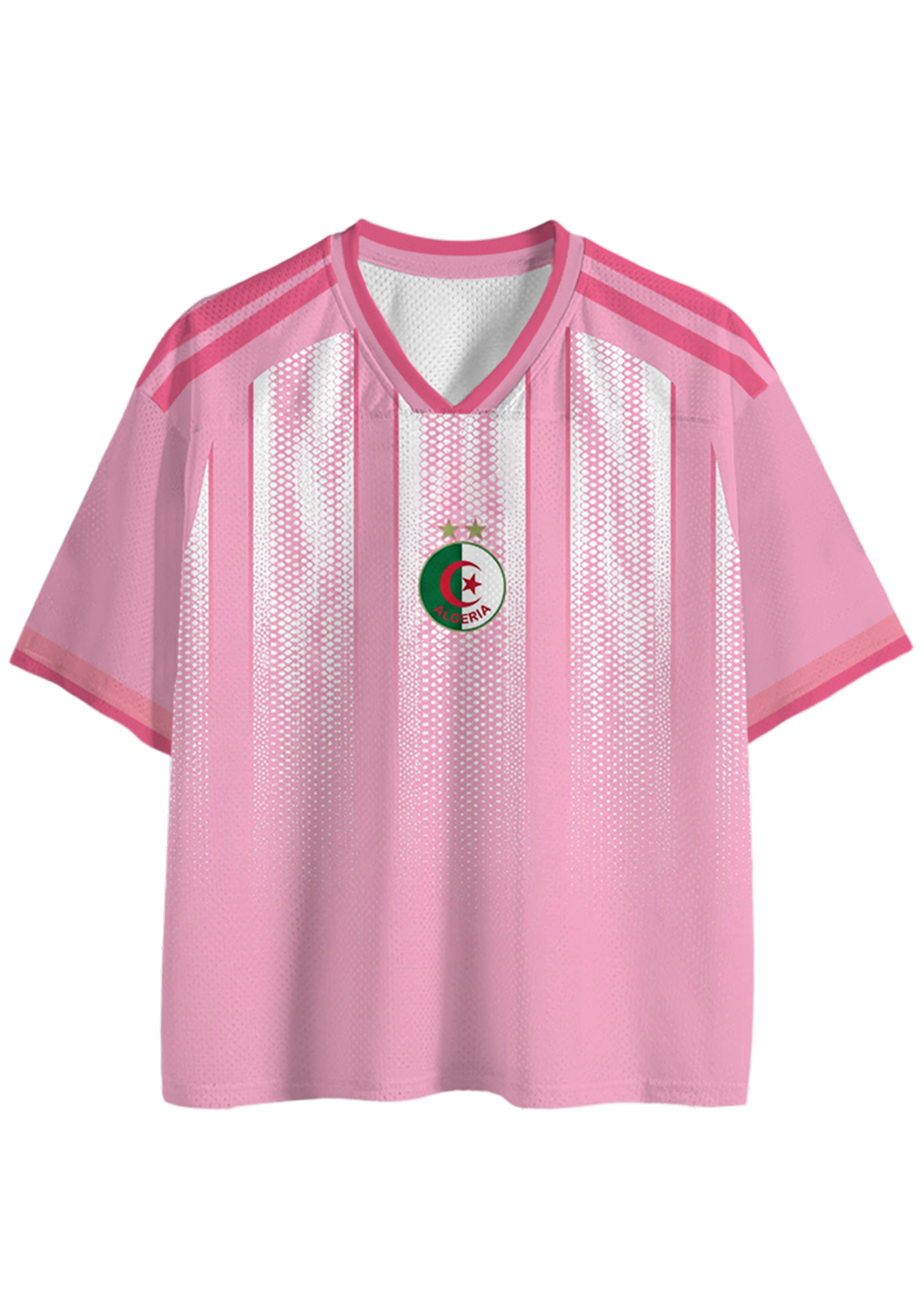 Algeria Flag Mesh Jersey Shirts