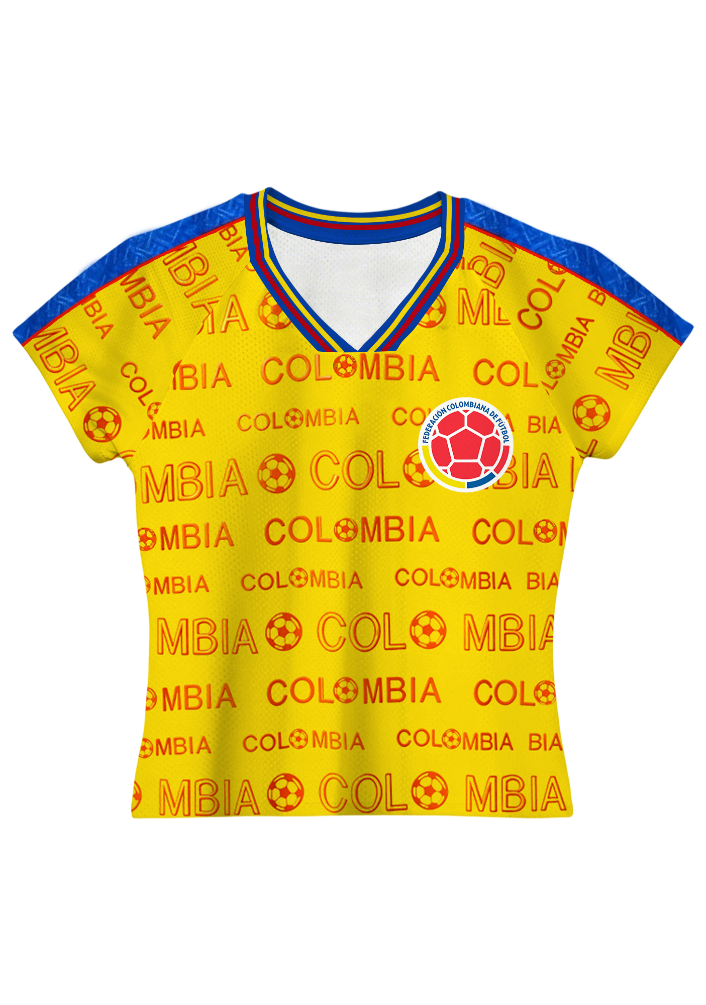 Colombian Football Team Inspired No.10 Baby Tee