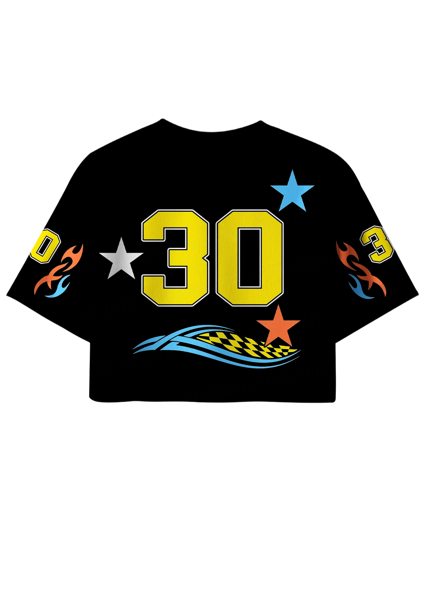 ACAB Y2K Crop Sport Jersey Shirts