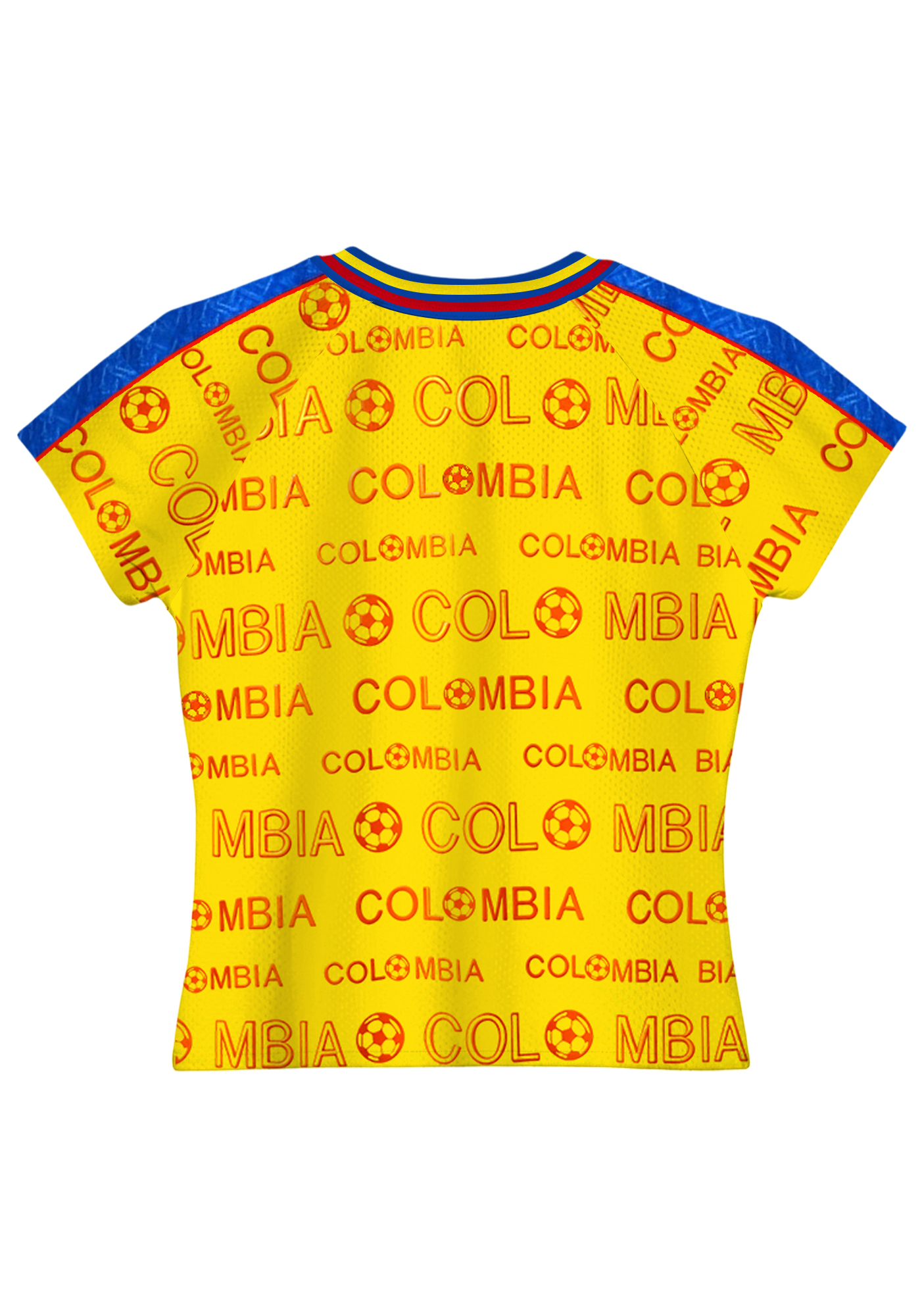Colombian Football Team Inspired No.10 Baby Tee