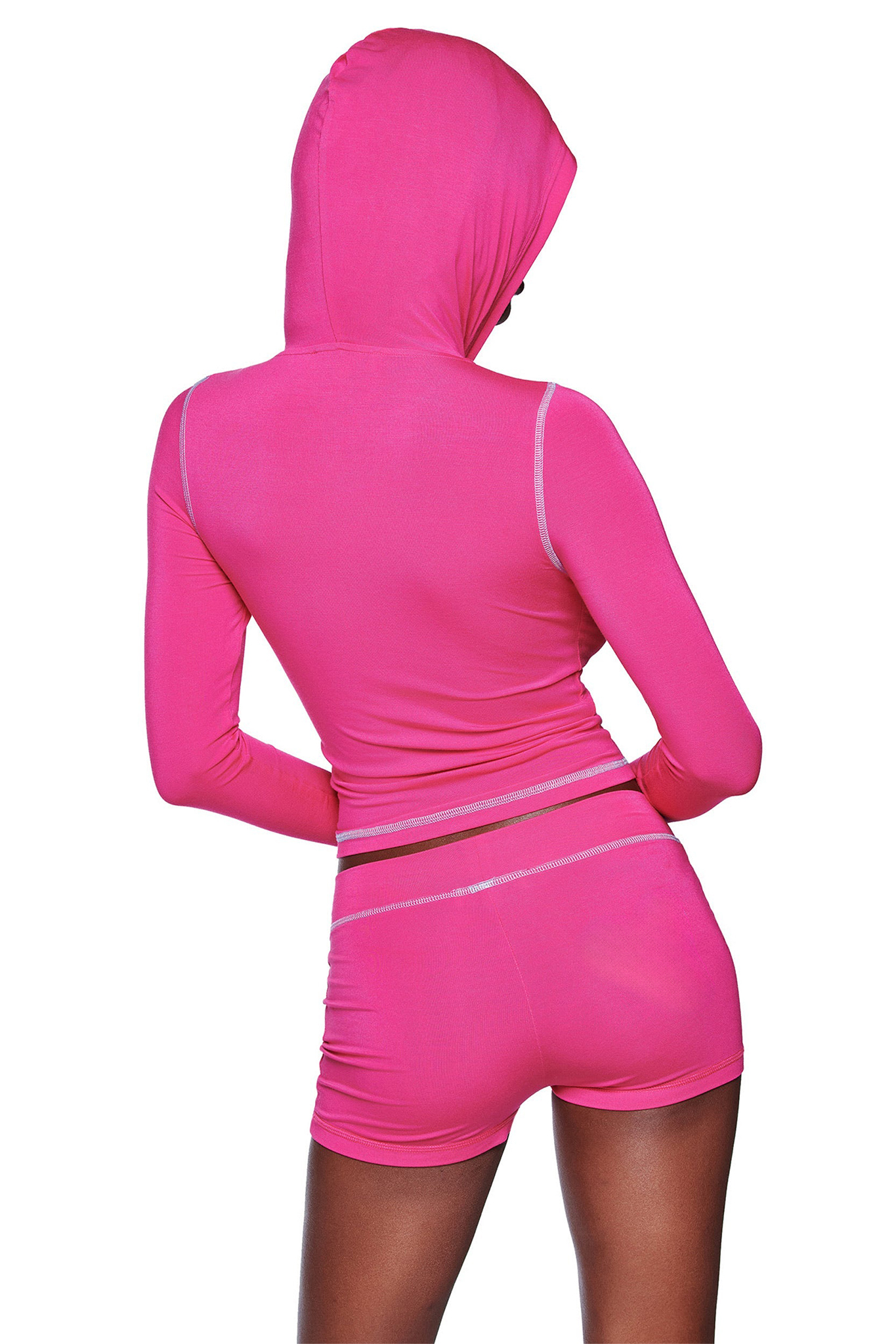 Women's Rose Pink Baddie Booty Shorts