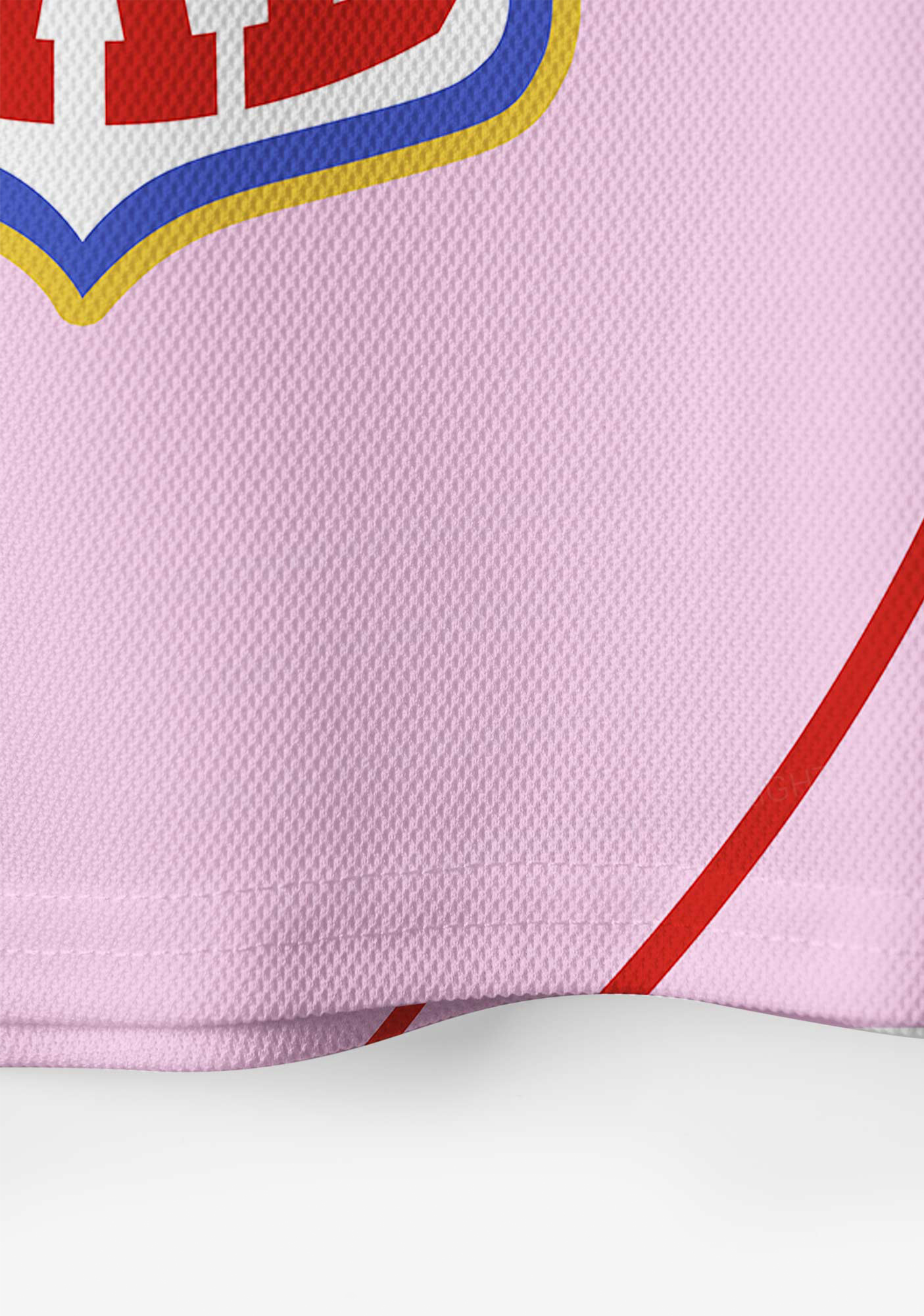 Pink Bad Bunny Y2K Crop Sport Jersey Shirts