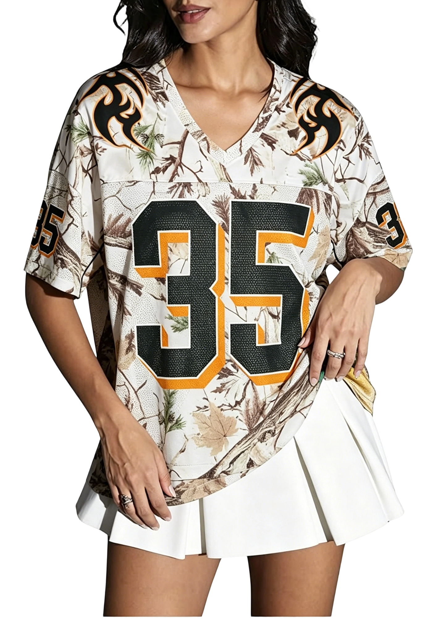 Mesh Football Crop Jersey