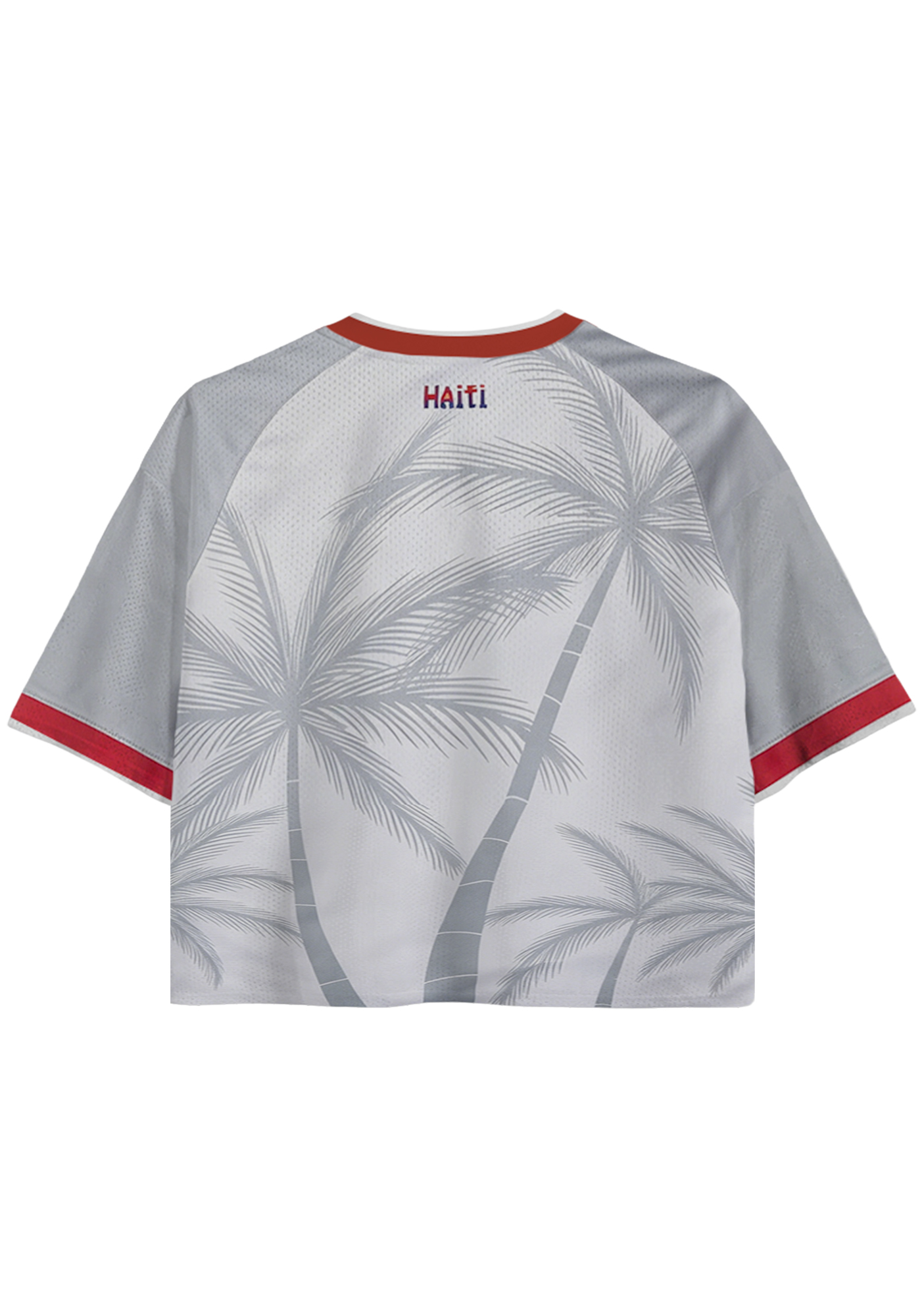 Classic Haiti Football Cropped Mesh Jersey Shirt