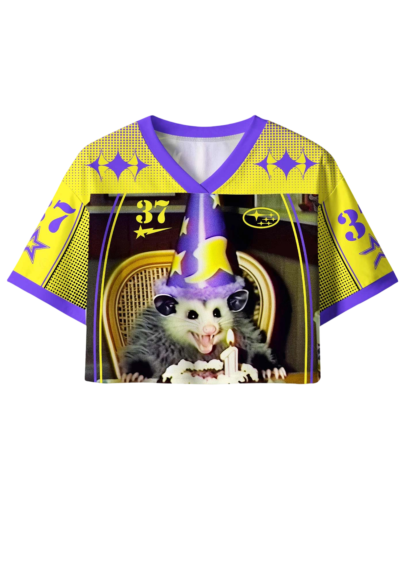 Ratz Y2K Crop Sport Jersey Shirts