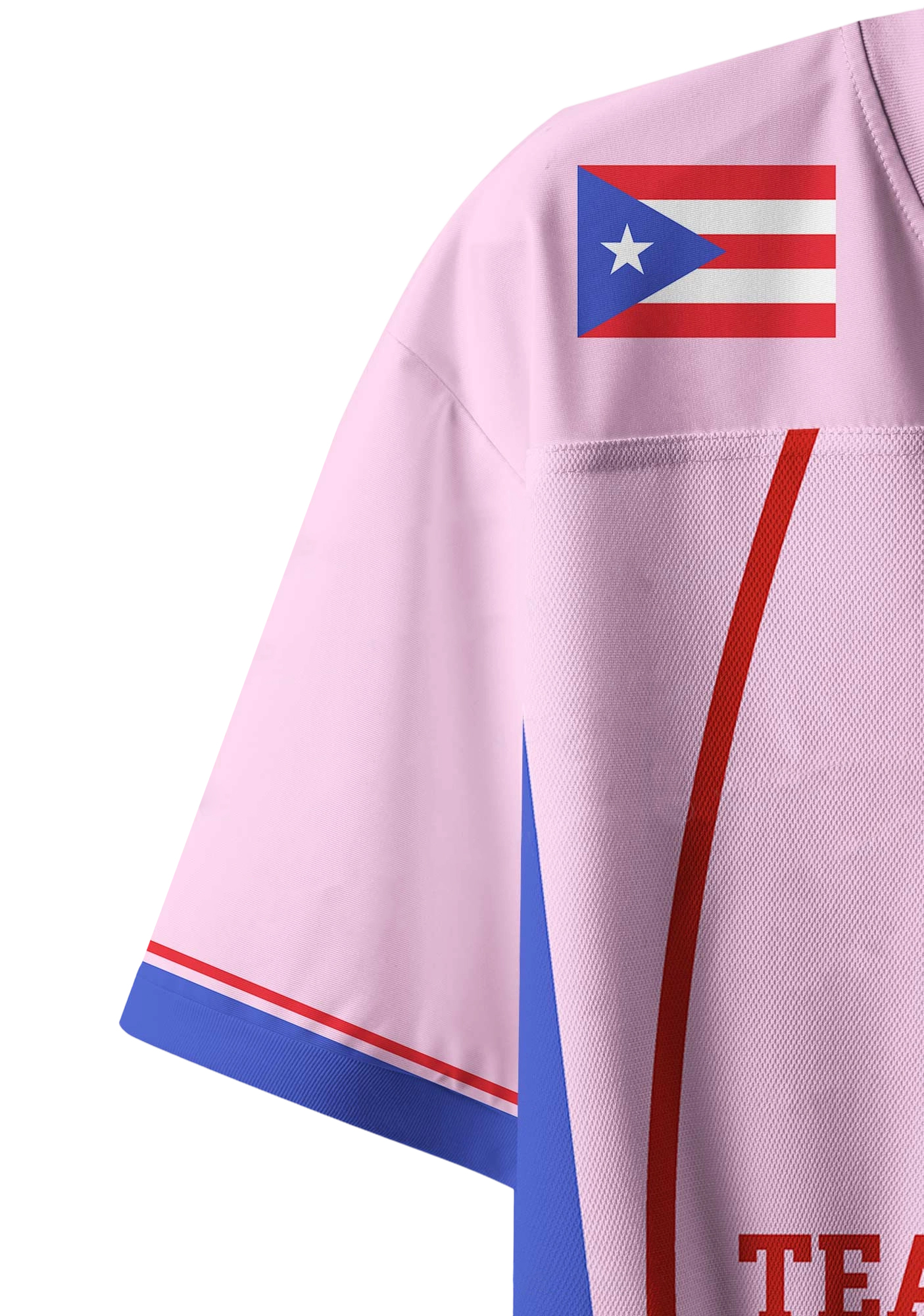 Pink Bad Bunny Y2K Crop Sport Jersey Shirts