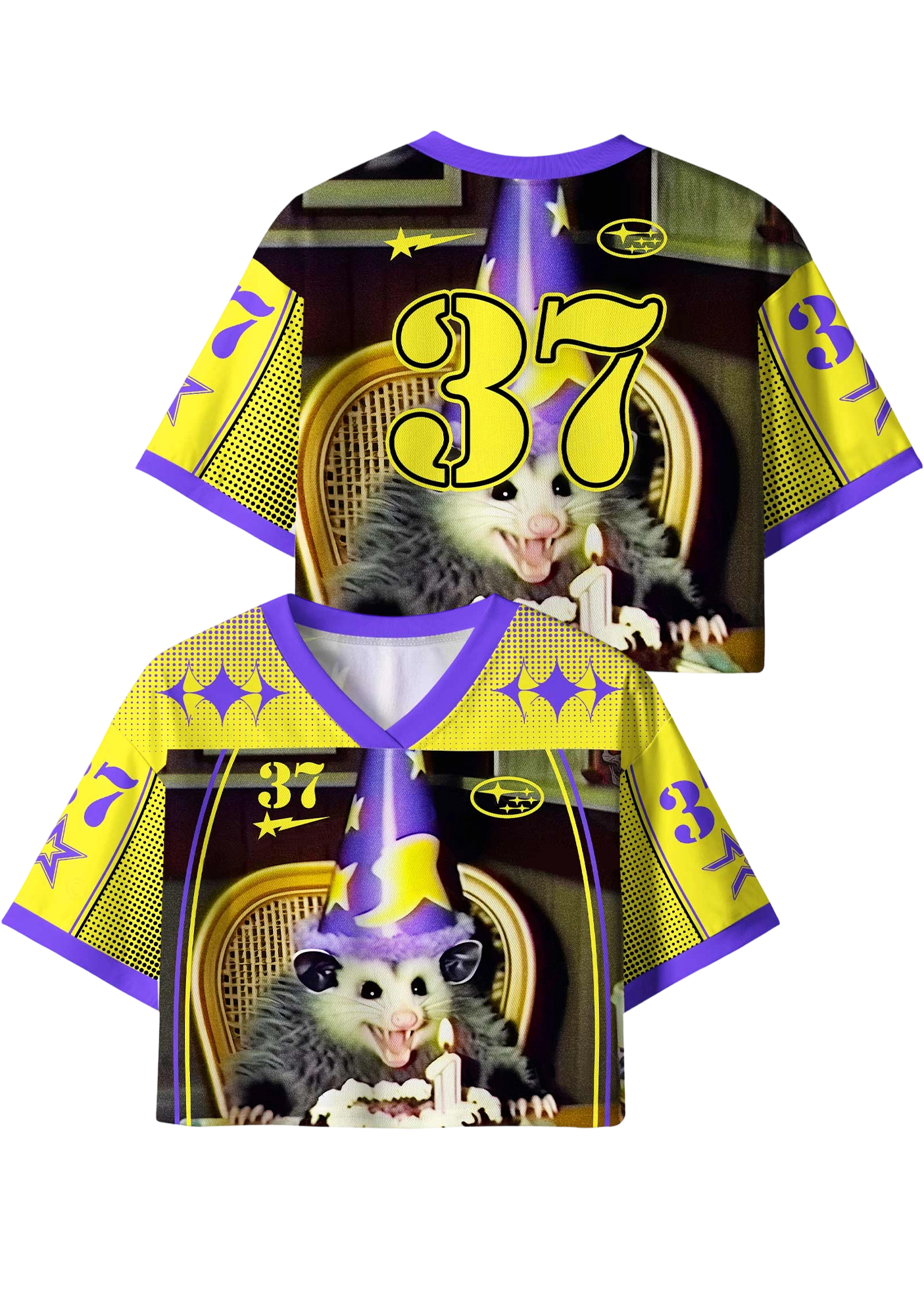 Ratz Y2K Crop Sport Jersey Shirts