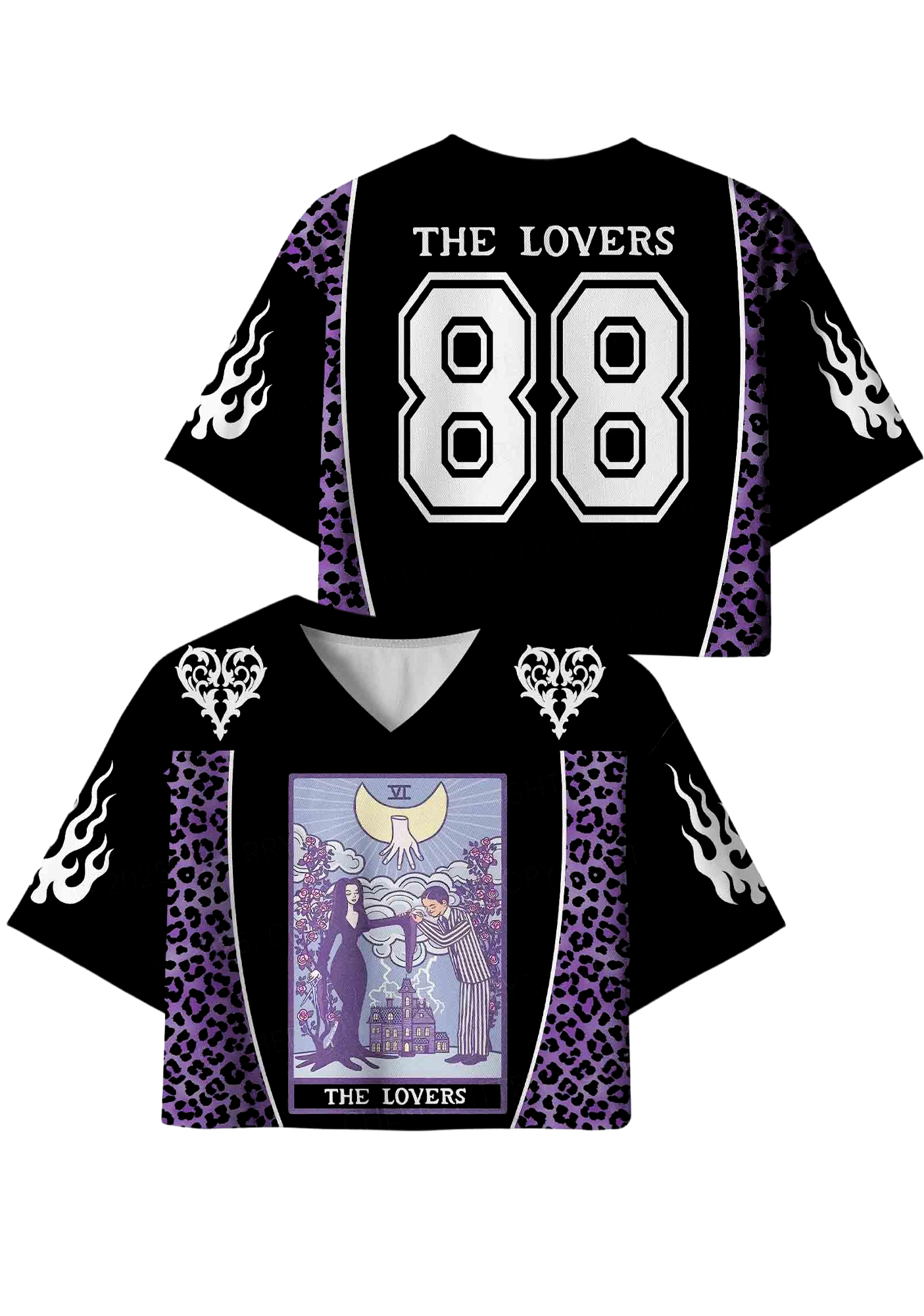 The Lover Y2K Crop Sport Jersey Shirts