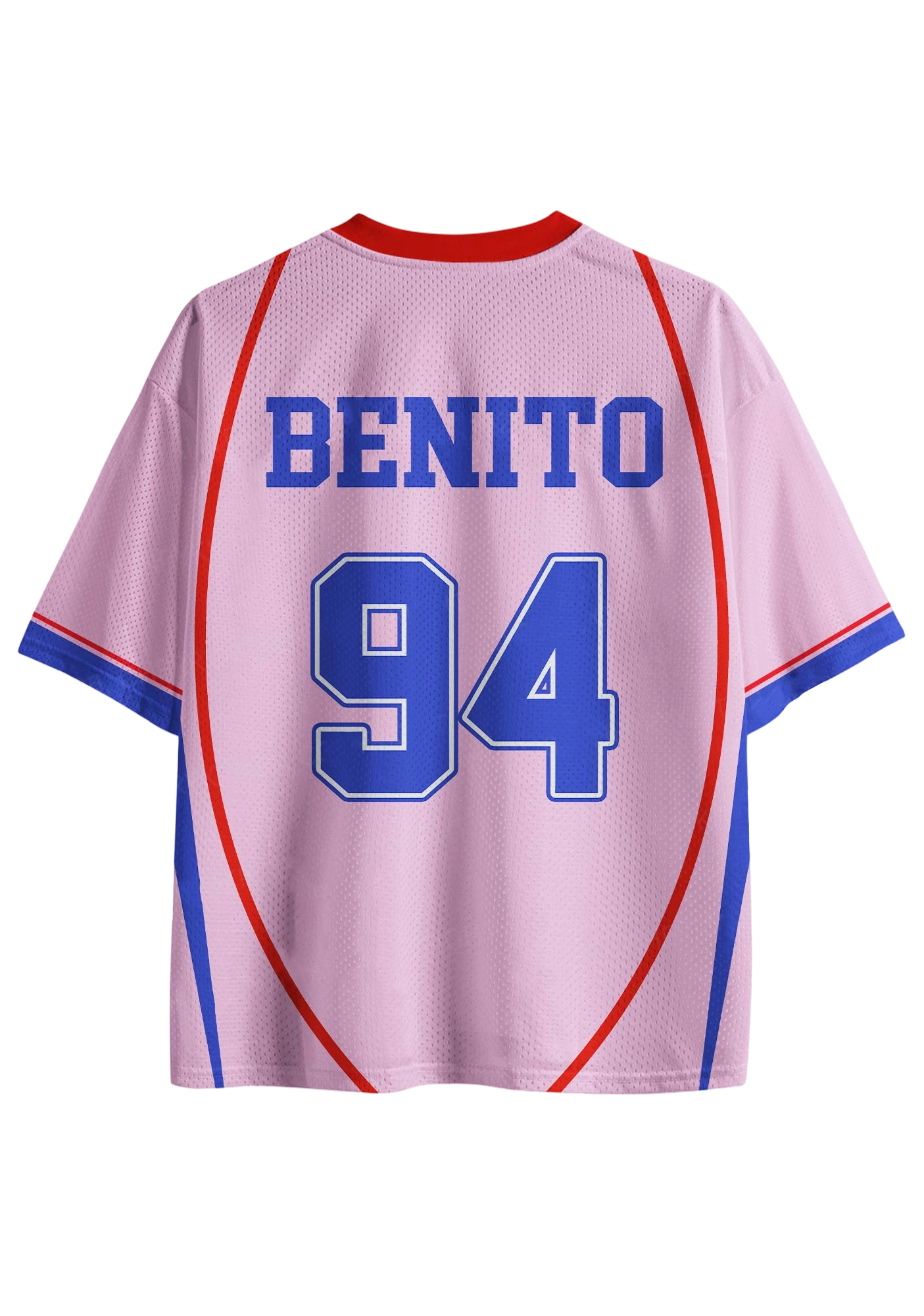 Pink Bad Bunny Y2K Crop Sport Jersey Shirts