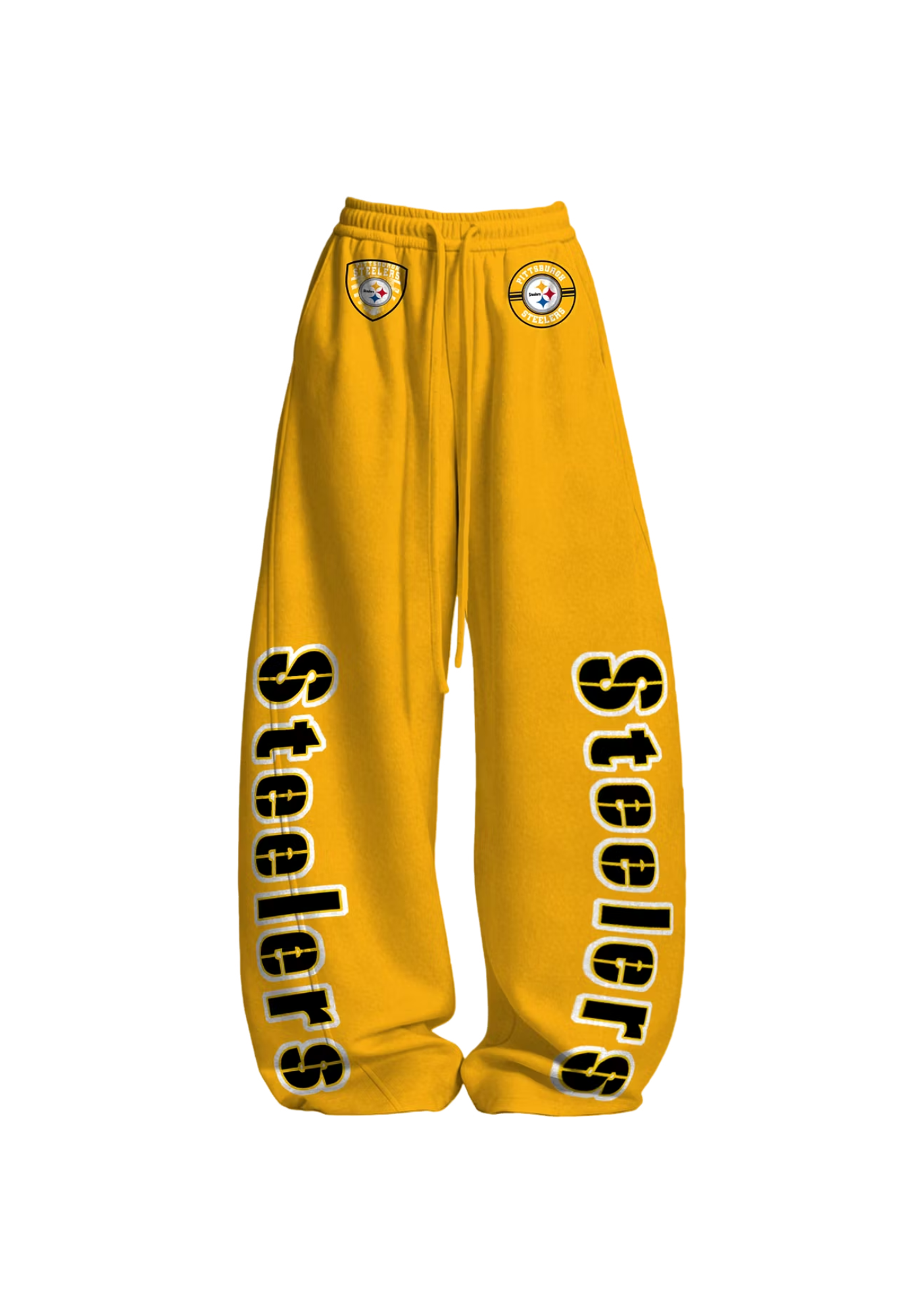 Pittsburgh Steelers Letter Graphic Tops & Elasticated Trousers Two-Piece Set