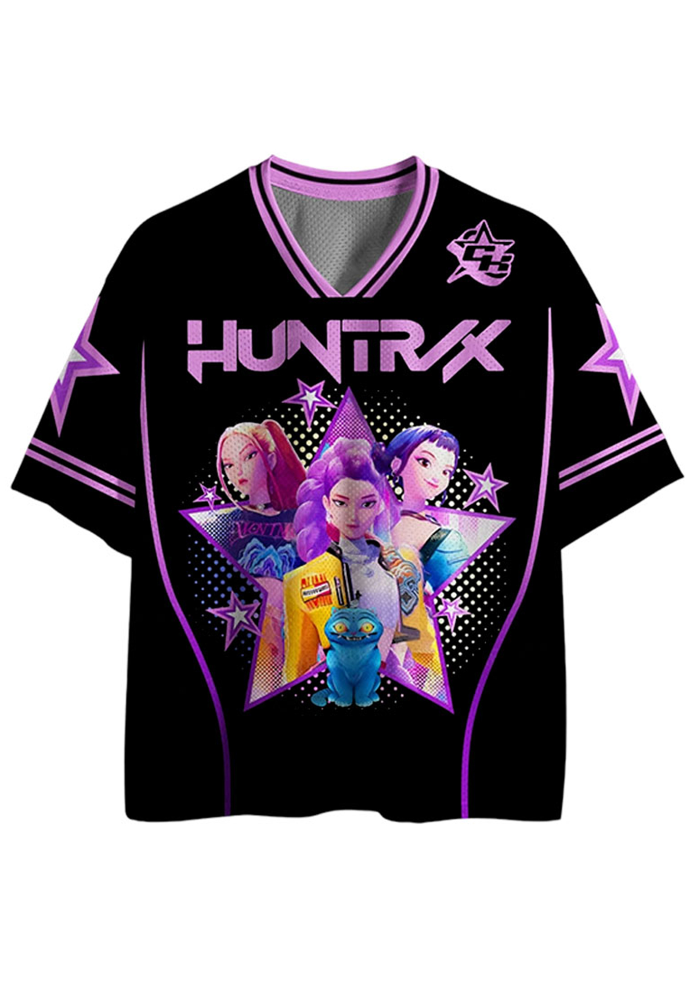 Huntr Y2K Crop Sport Jersey Shirts