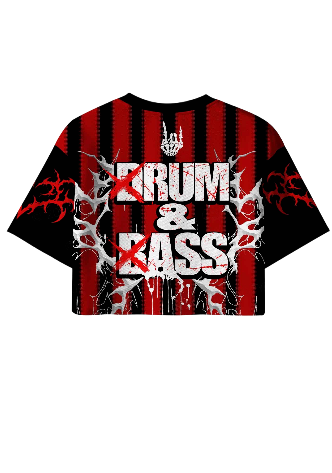 Drum & Bass Y2K Crop Sport Jersey Shirts