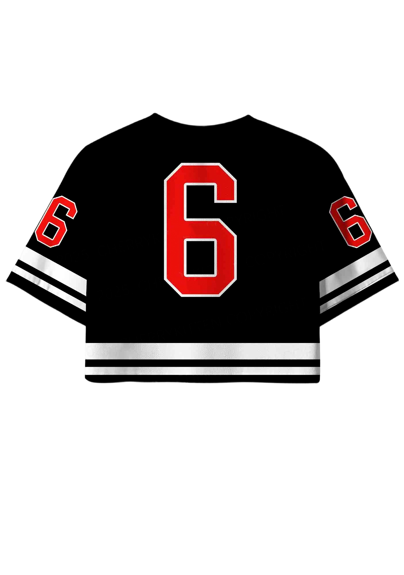 Scary Y2K Crop Sport Jersey Shirts