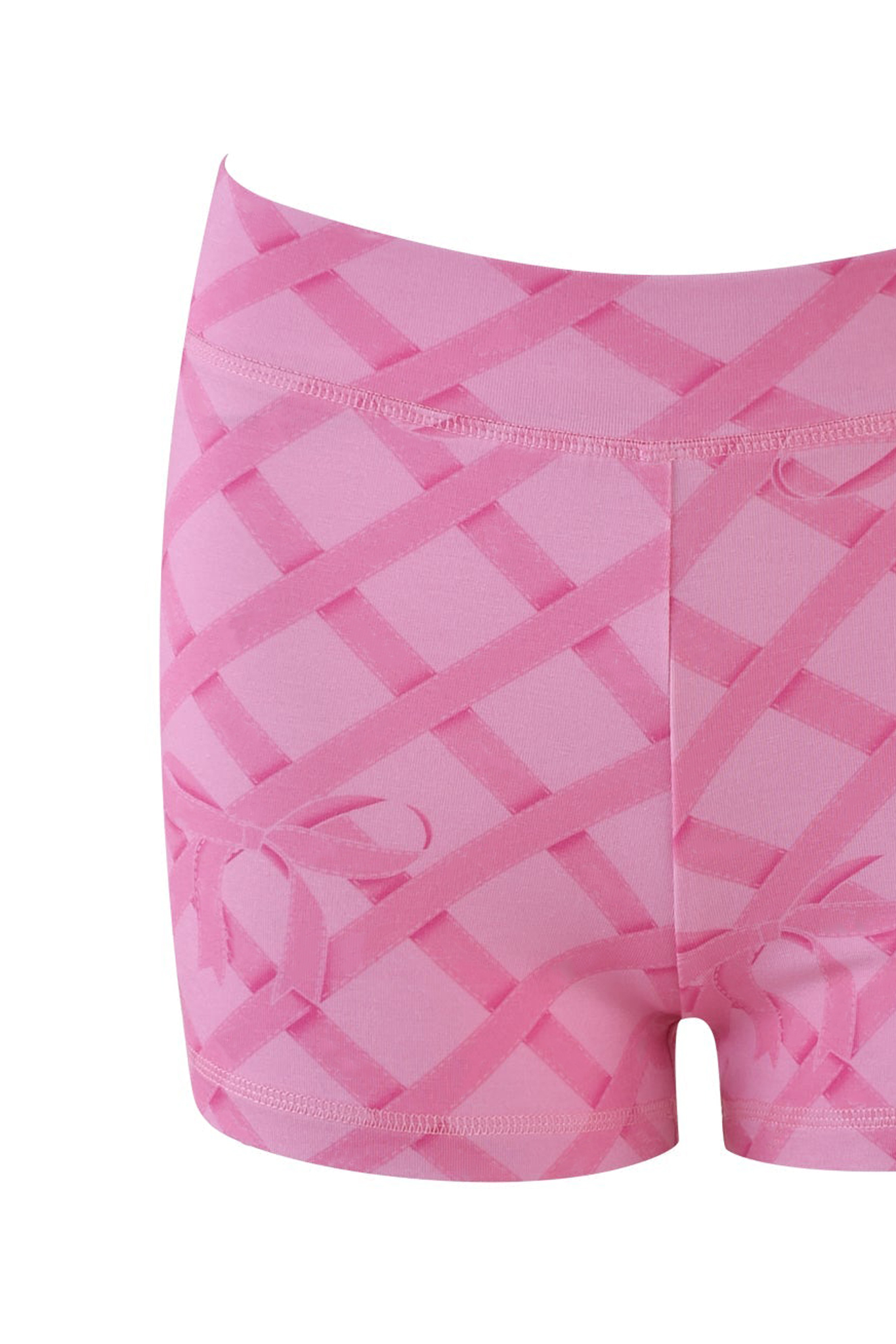 Women's Rose Pink Baddie Booty Shorts