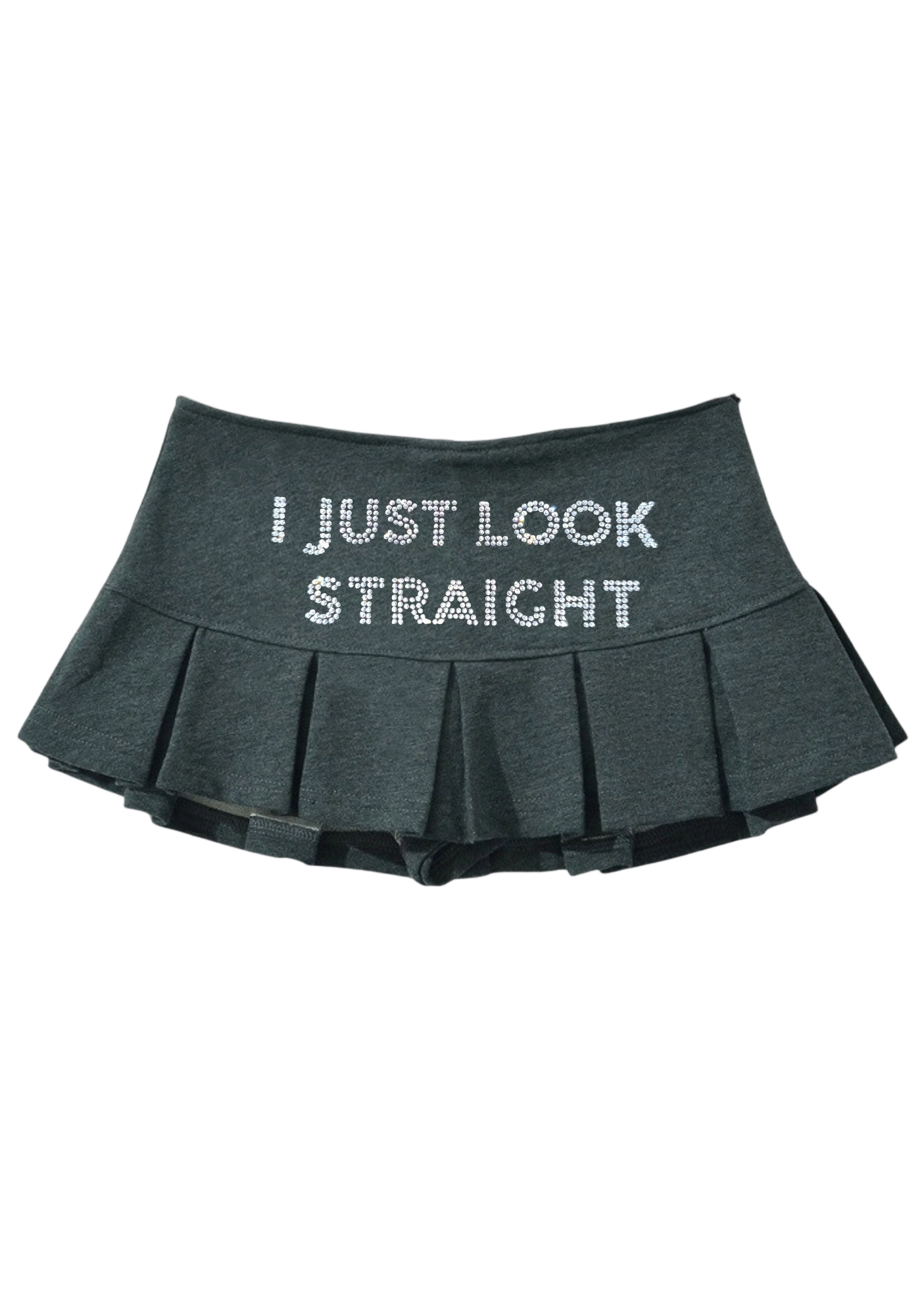 I Just Look Straight Y2K Mini Pleated Skirts